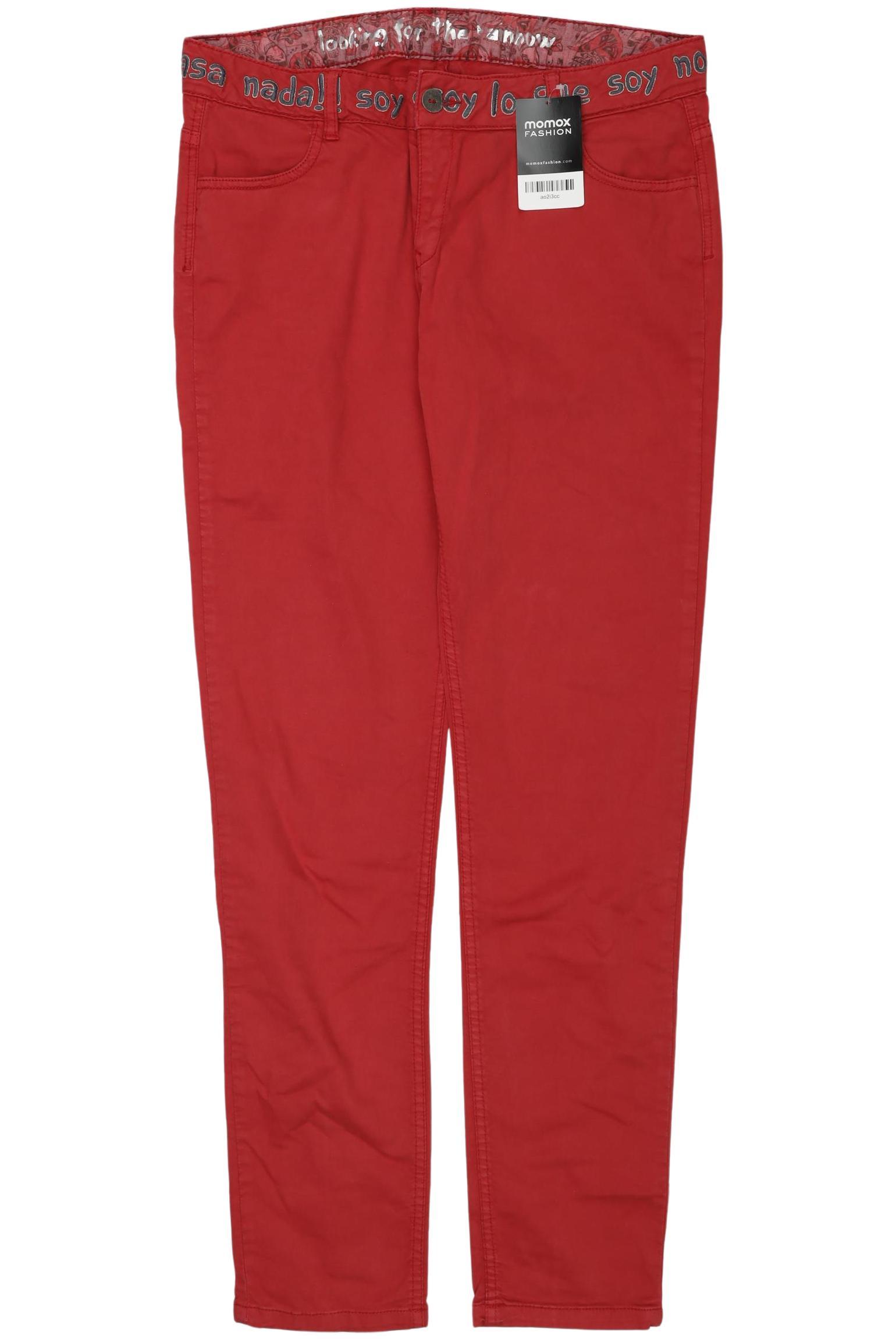 

Desigual Damen Stoffhose, rot, Gr. 34