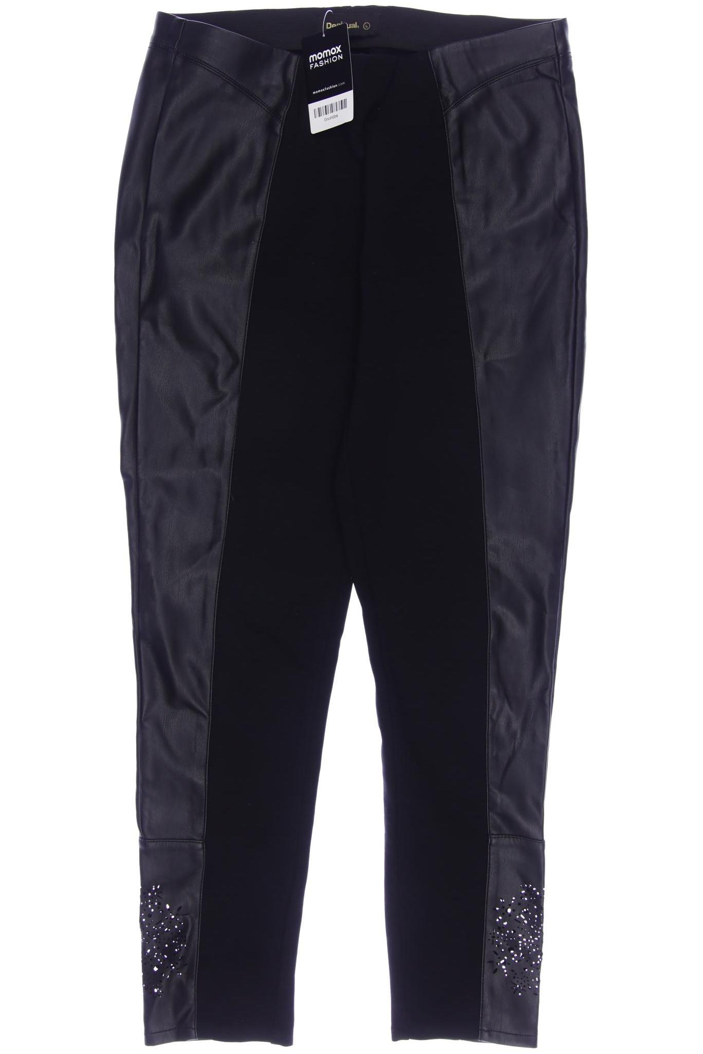 

Desigual Damen Stoffhose, schwarz, Gr. 0