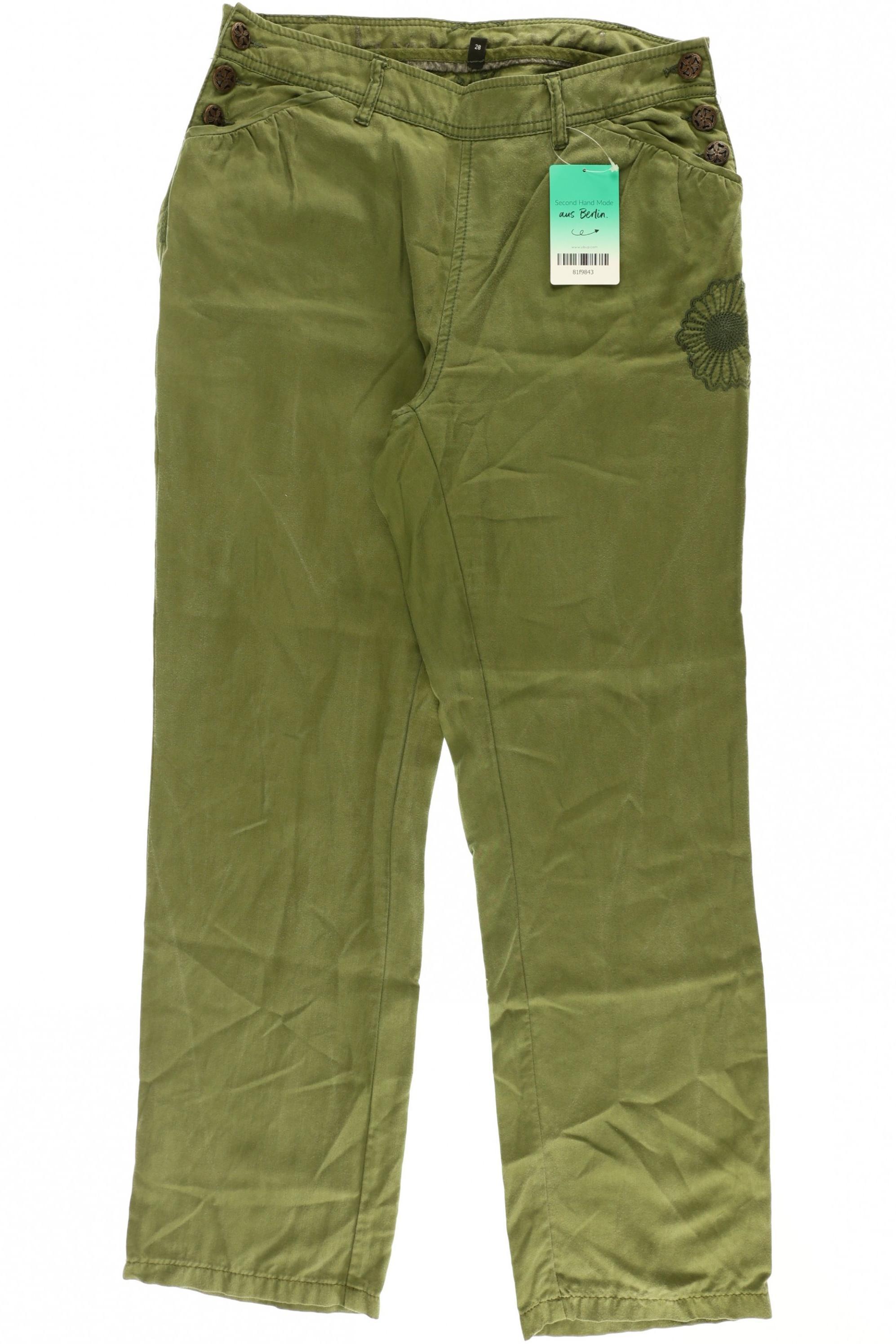 

Desigual Damen Stoffhose, grün, Gr. 28
