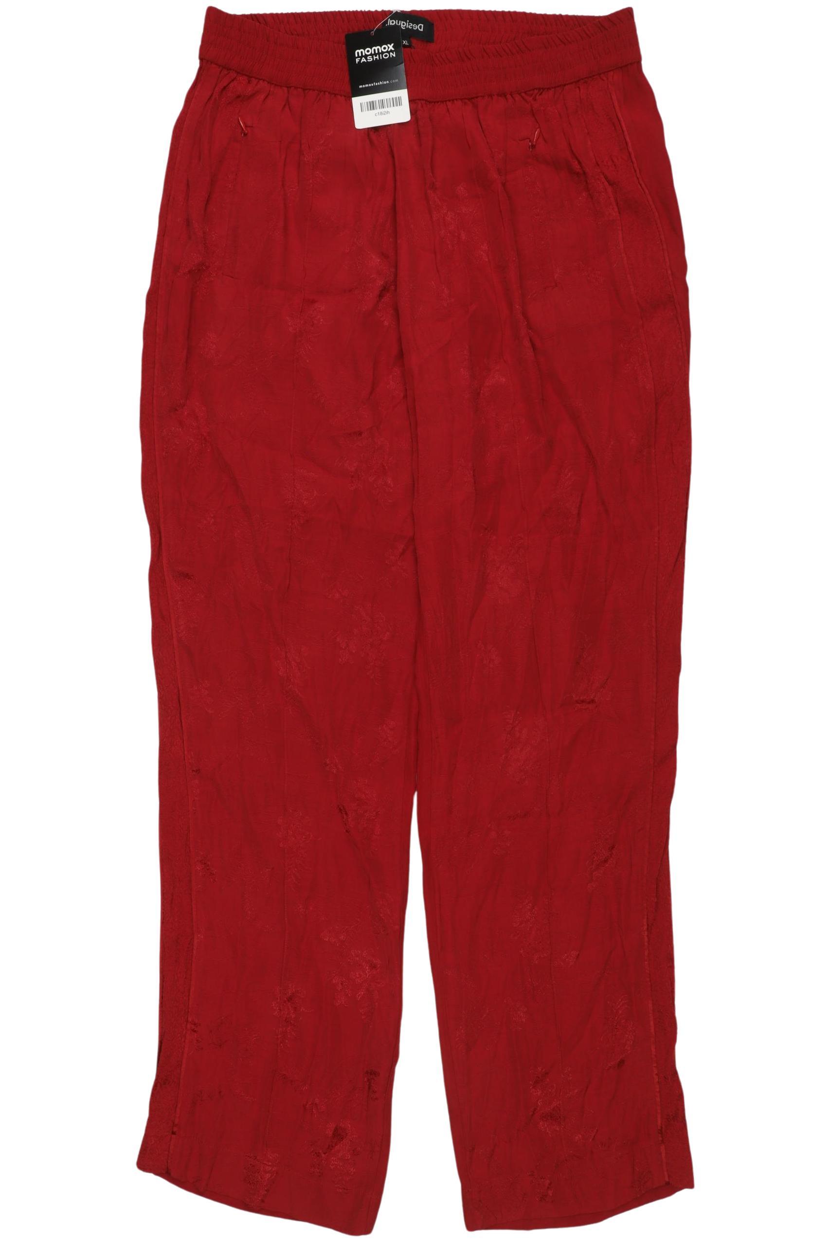 

Desigual Damen Stoffhose, rot, Gr. 0