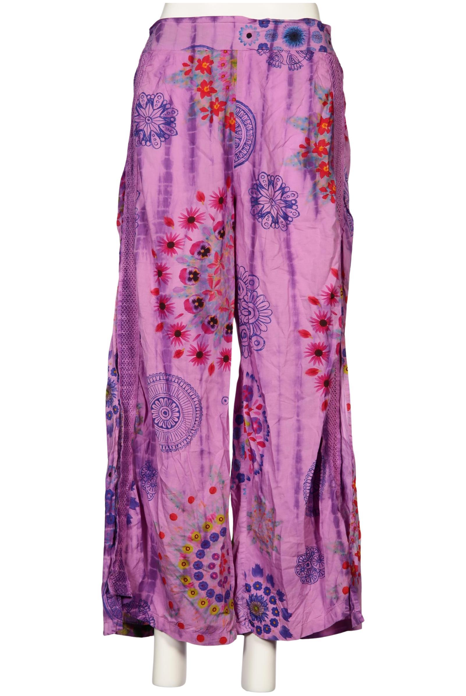 

Desigual Damen Stoffhose, flieder, Gr. 0