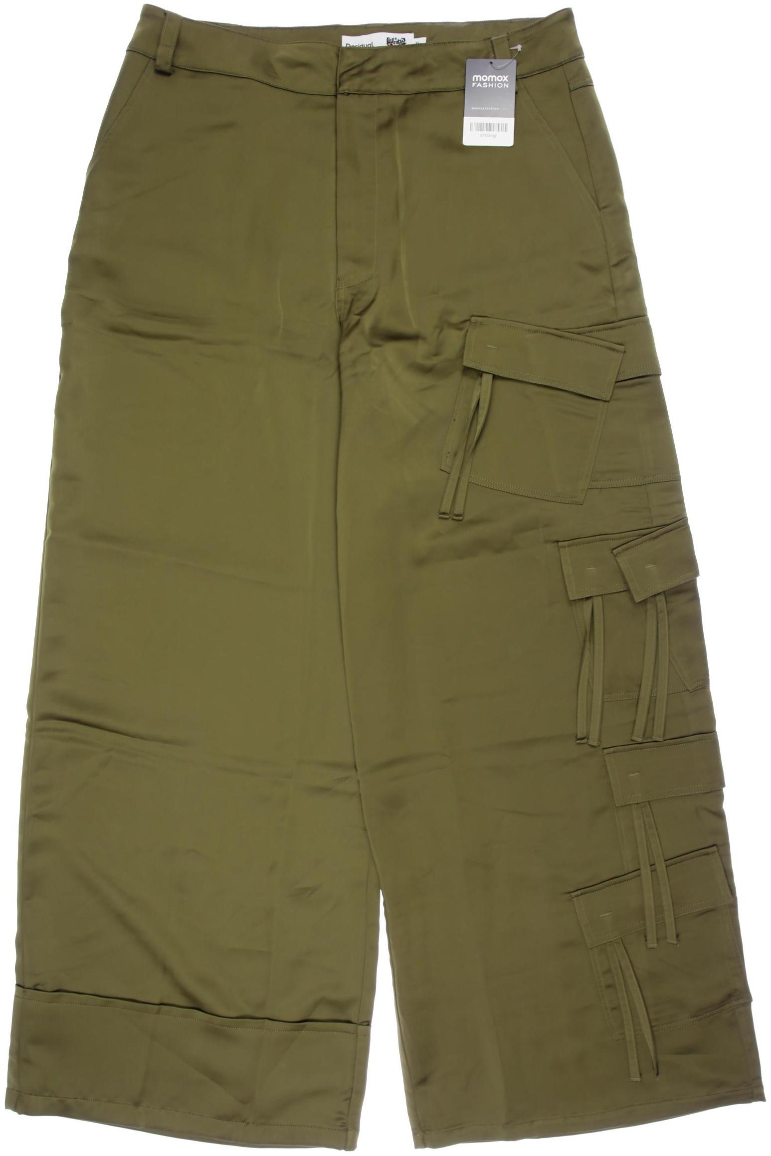 

Desigual Damen Stoffhose, grün, Gr. 0