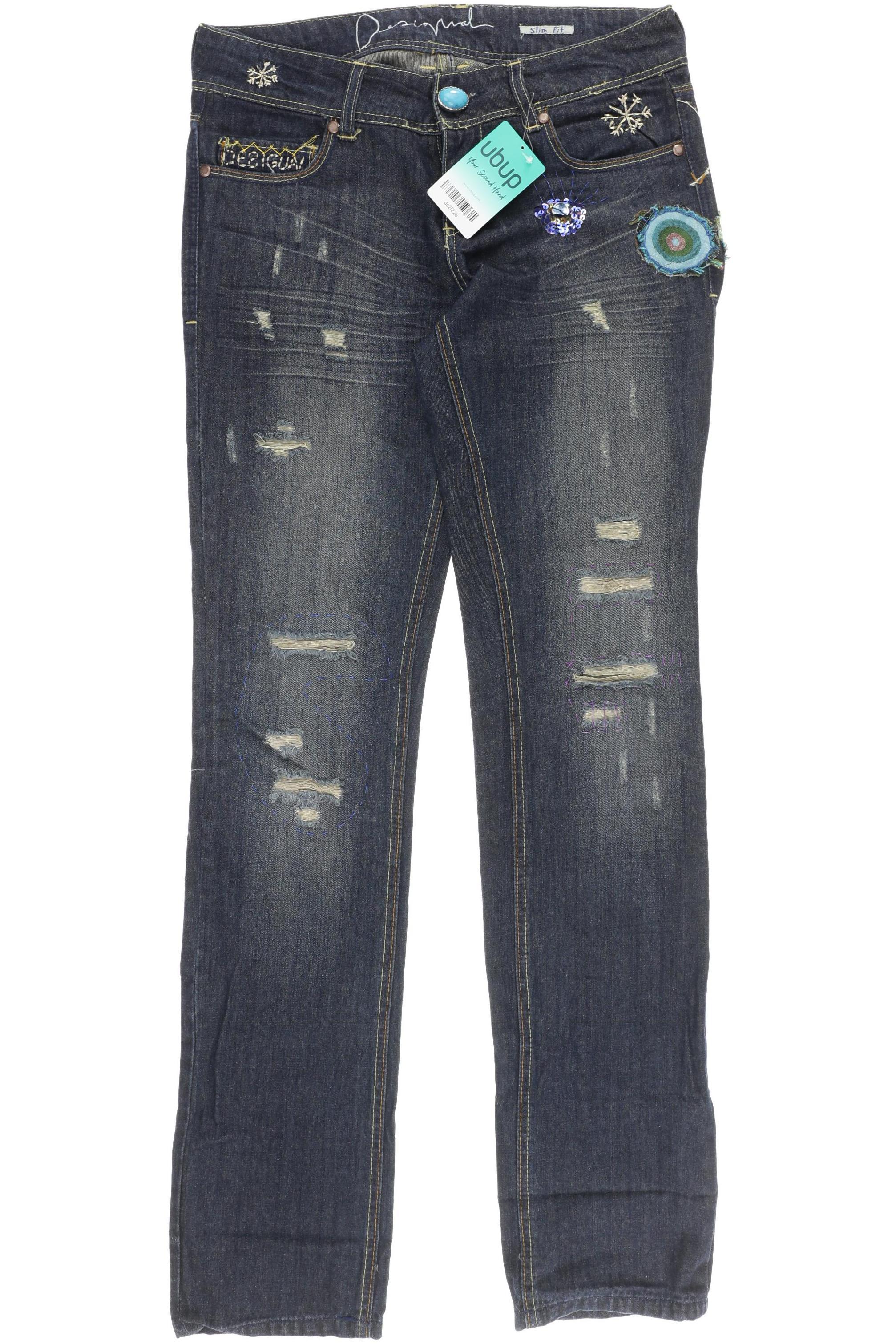 

Desigual Damen Stoffhose, blau, Gr. 36