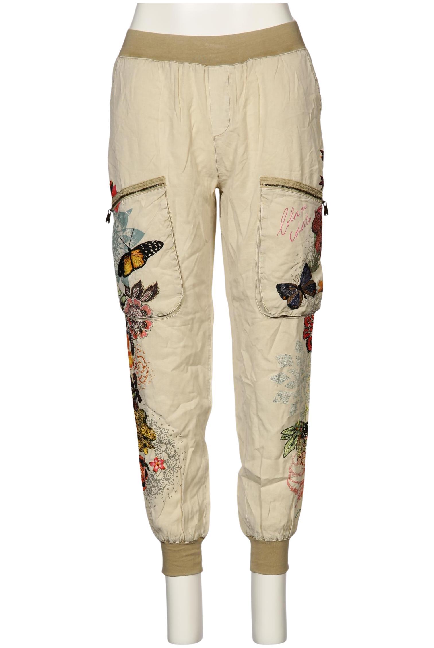 

Desigual Damen Stoffhose, beige, Gr. 0