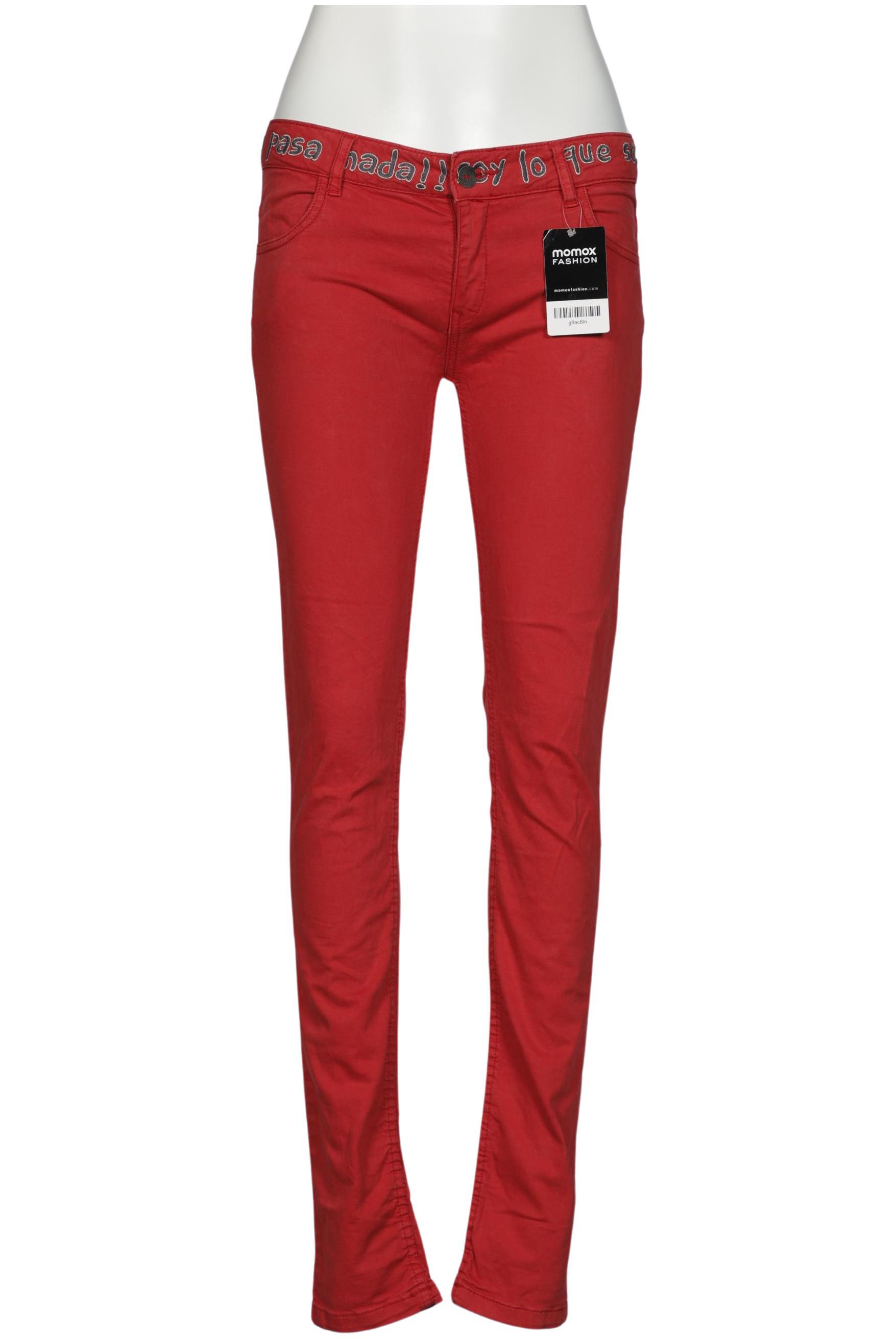 

Desigual Damen Stoffhose, rot, Gr. 28