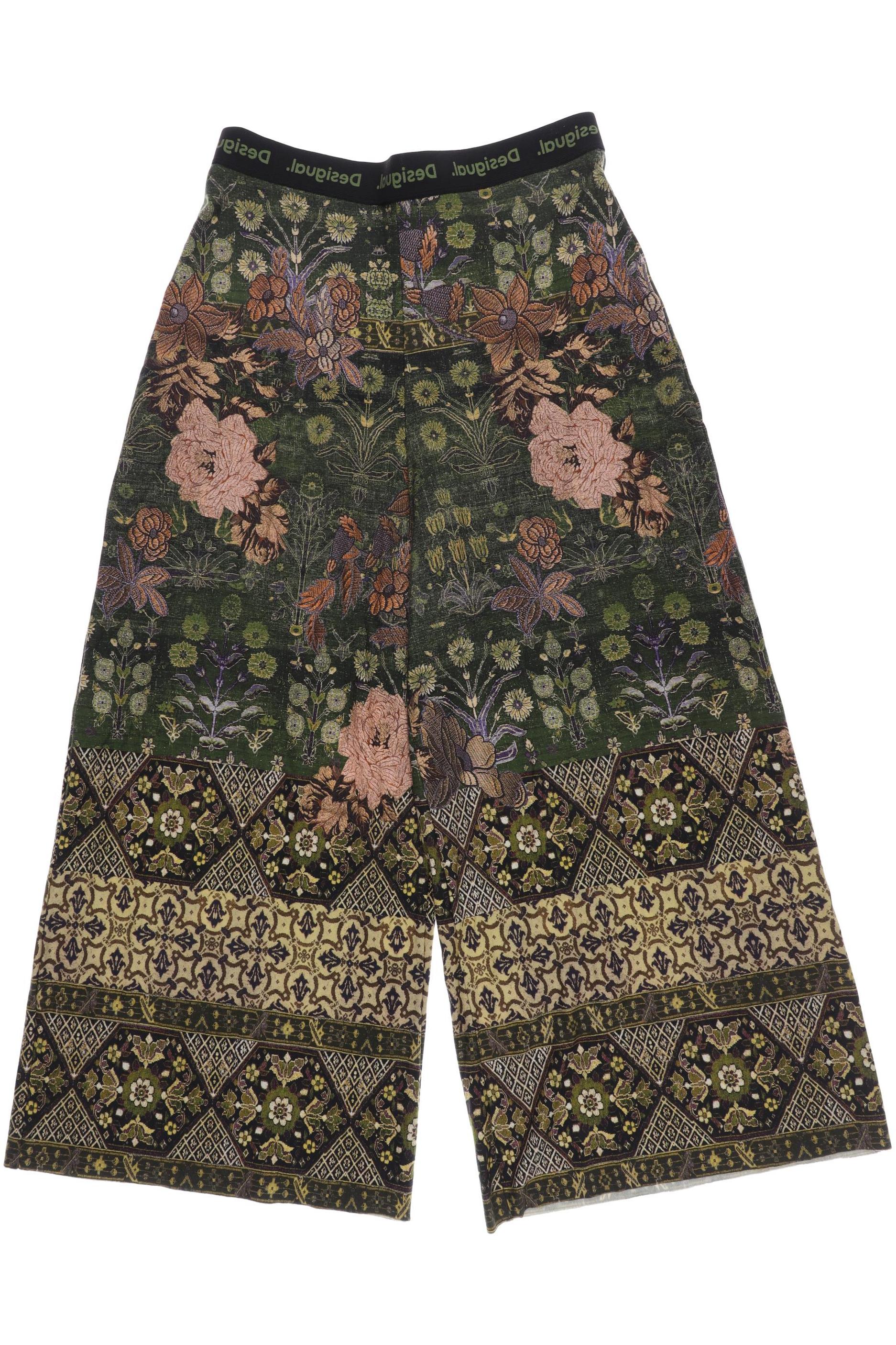 

Desigual Damen Stoffhose, grün, Gr. 0