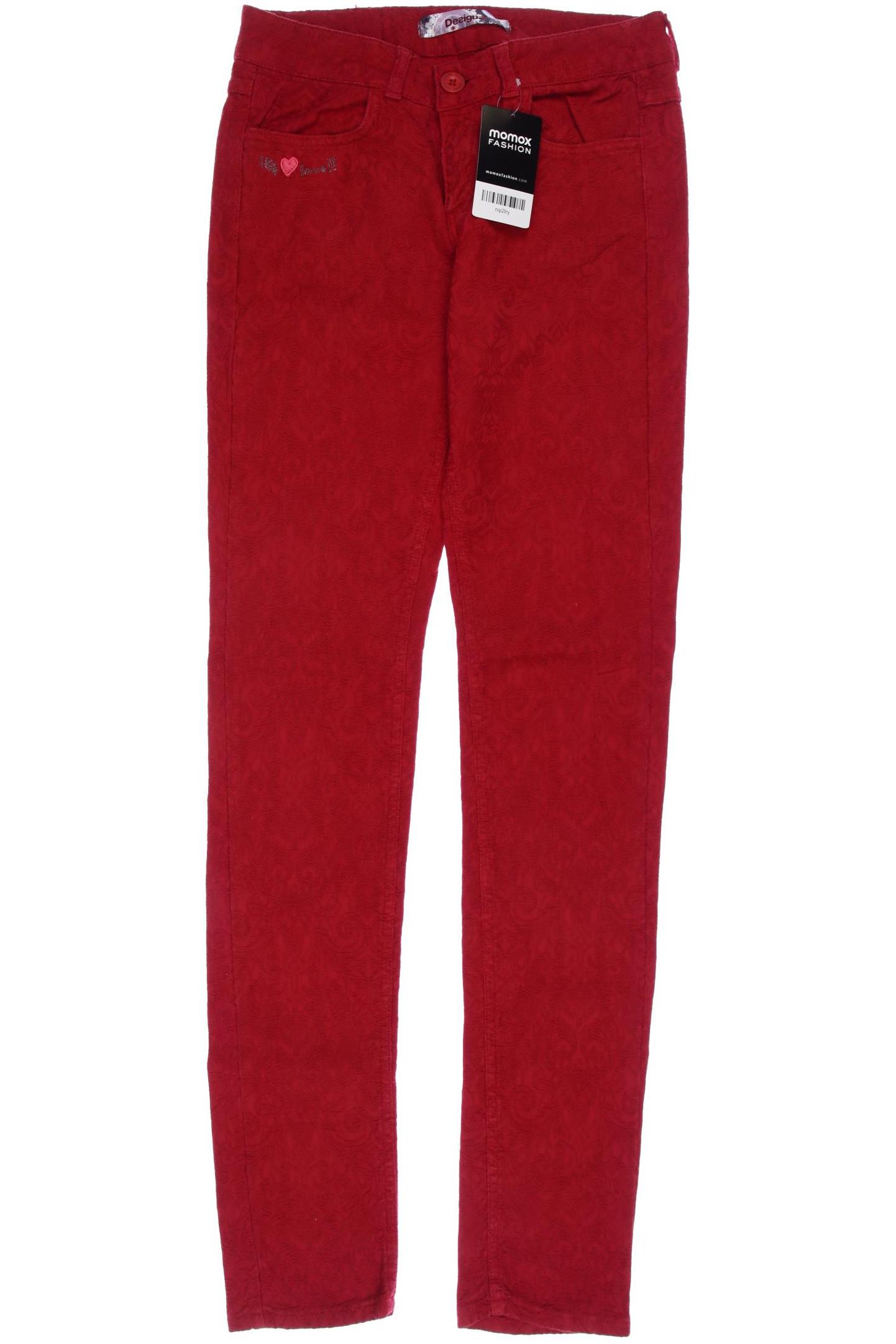 

Desigual Damen Stoffhose, rot, Gr. 26