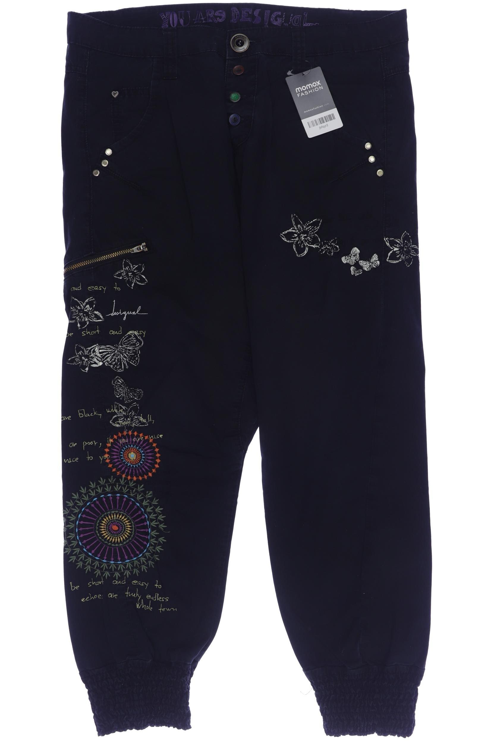 

Desigual Damen Stoffhose, schwarz, Gr. 32
