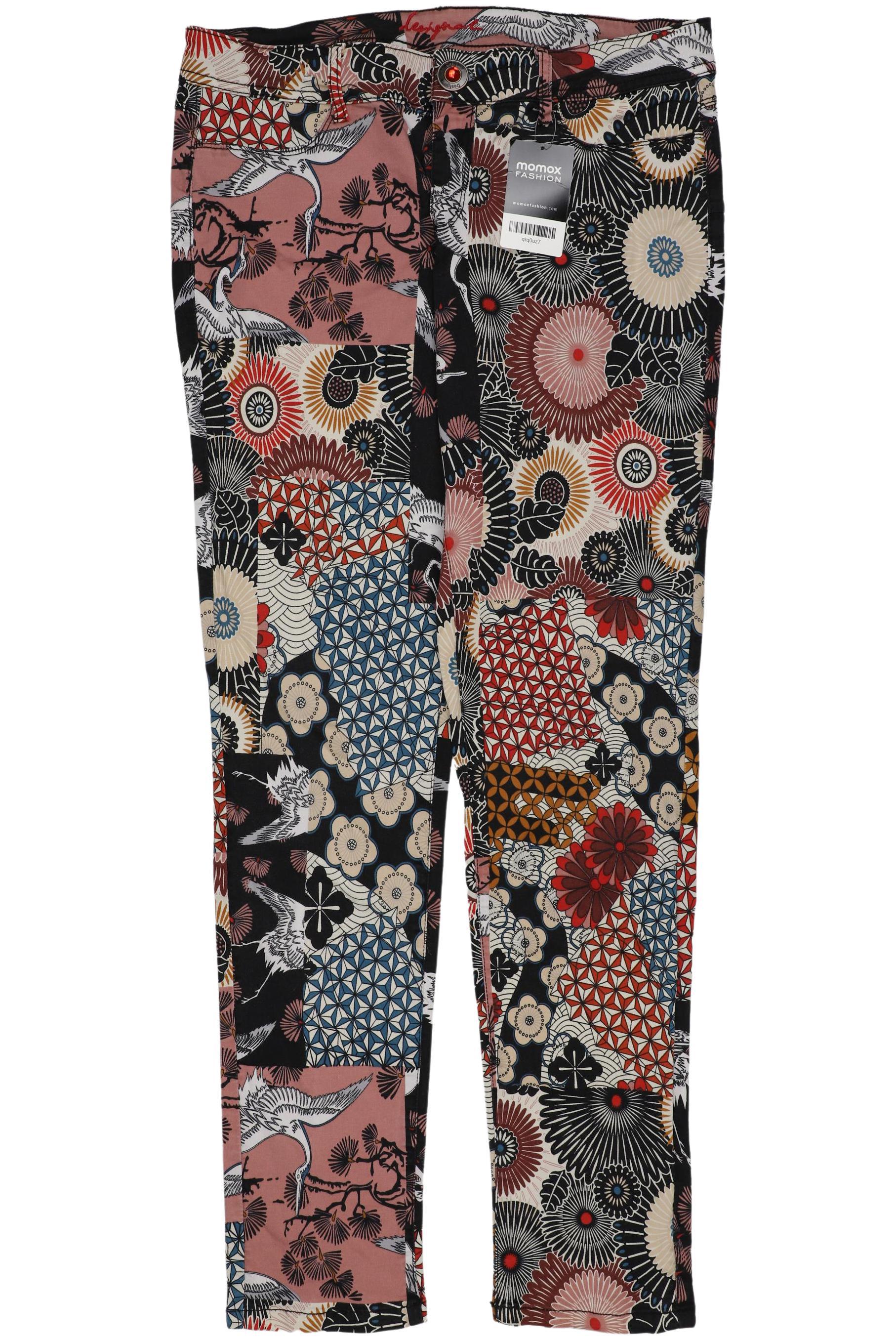 

Desigual Damen Stoffhose, mehrfarbig, Gr. 32