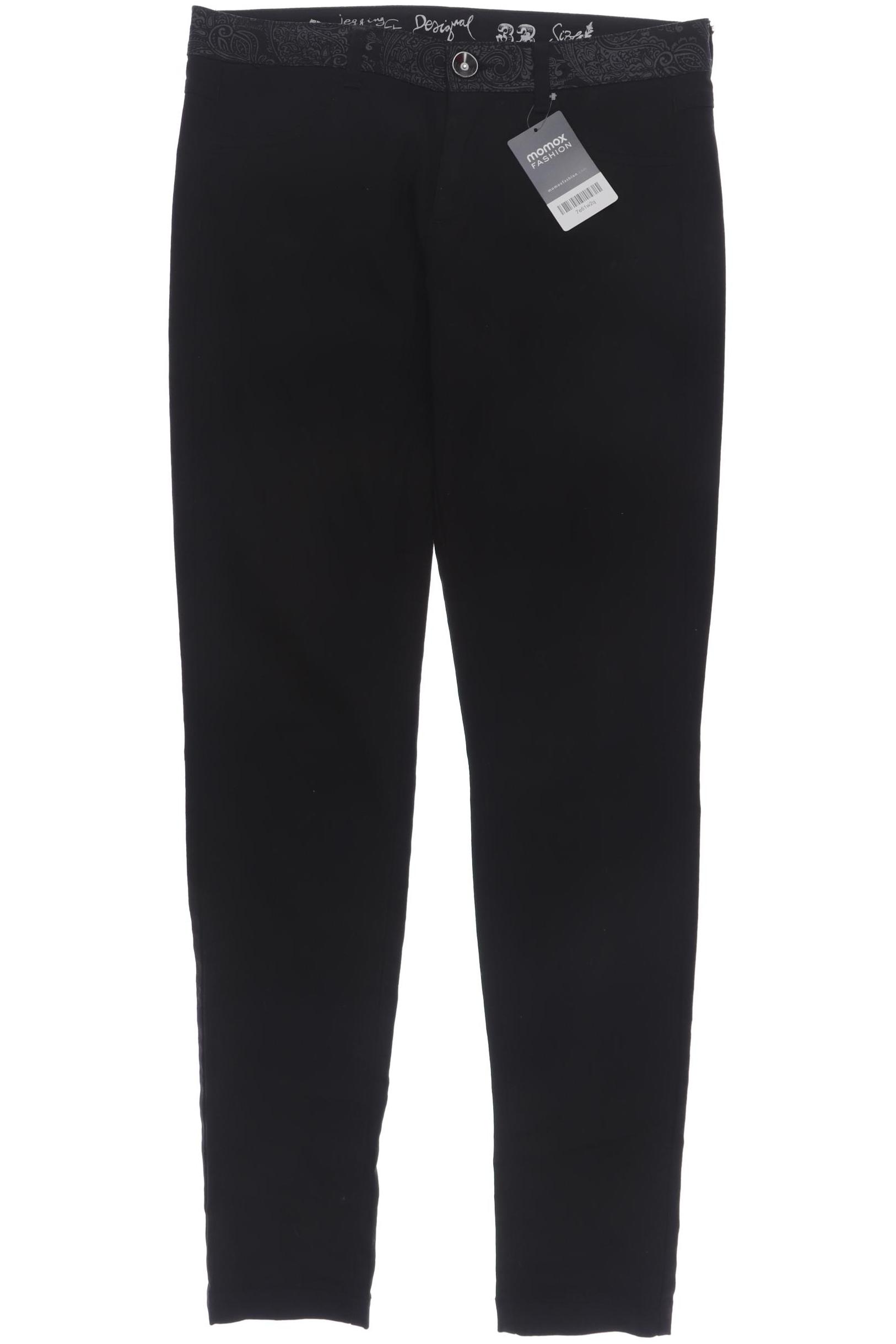 

Desigual Damen Stoffhose, schwarz, Gr. 32