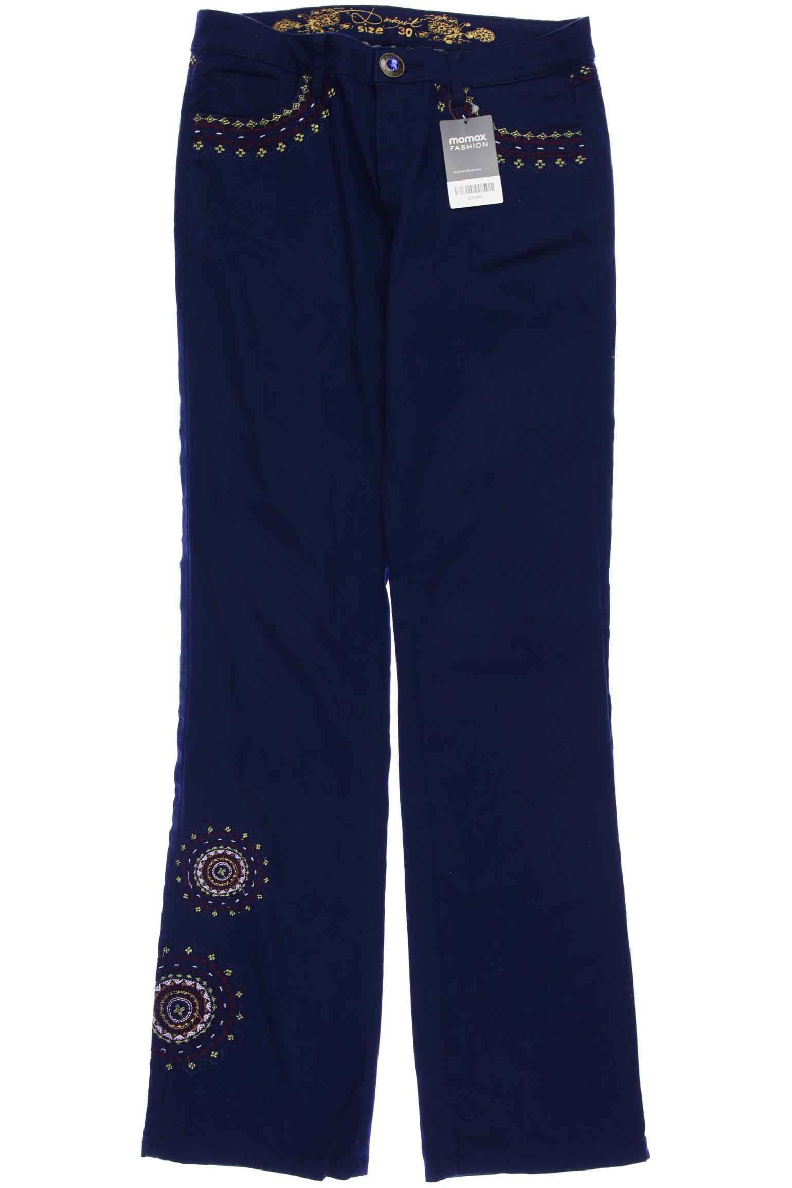 

Desigual Damen Stoffhose, marineblau, Gr. 30