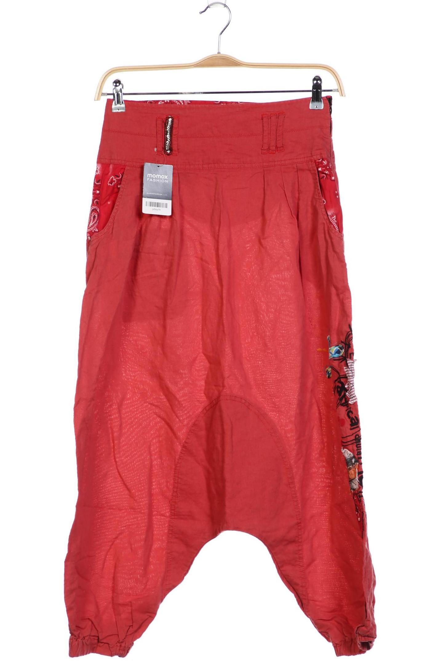 

Desigual Damen Stoffhose, rot, Gr. 26