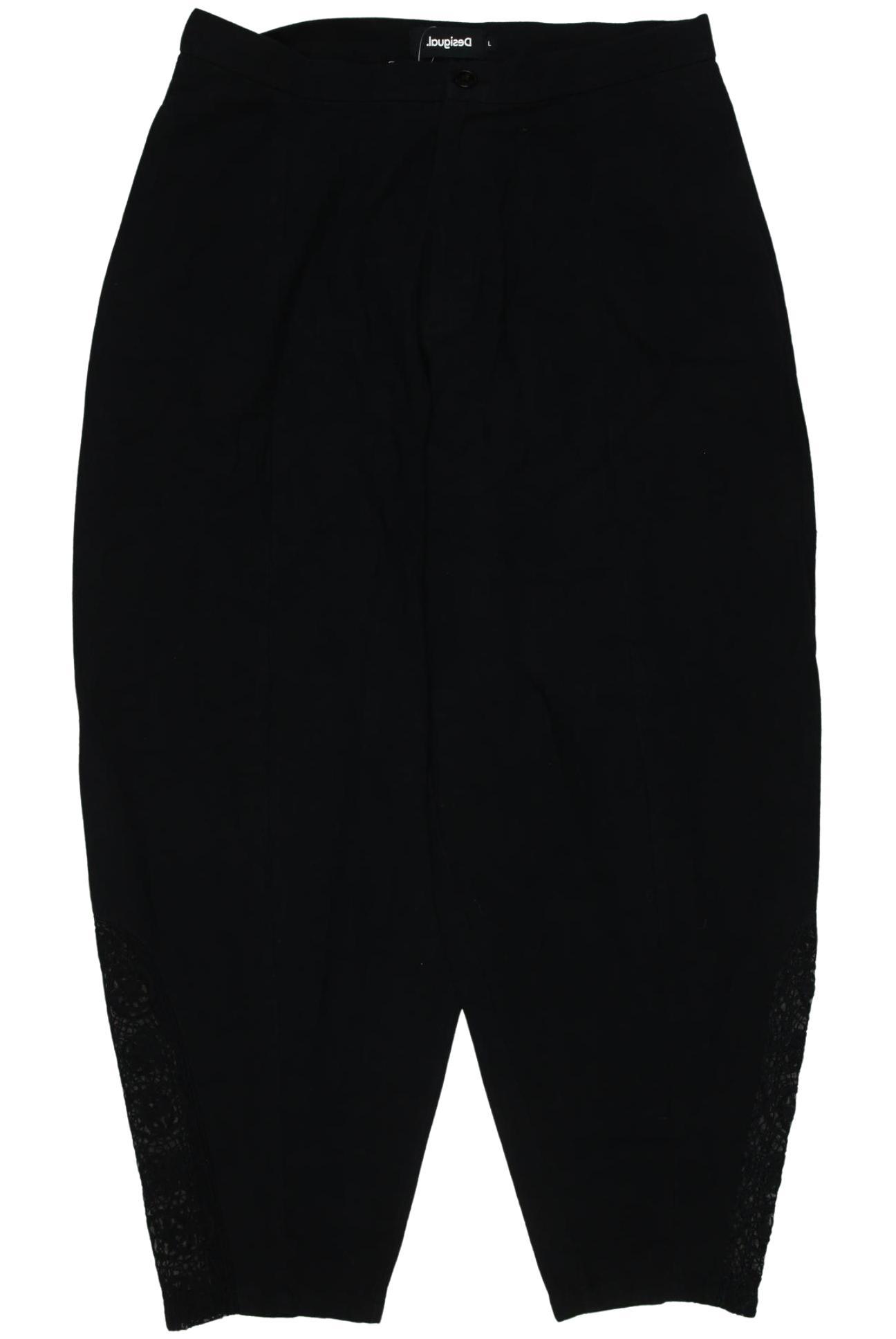 

Desigual Damen Stoffhose, schwarz, Gr. 0