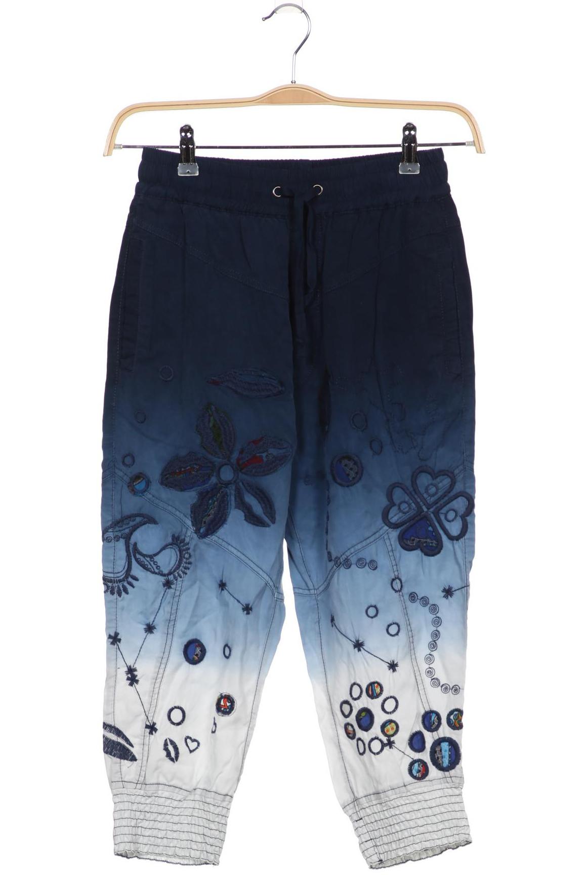 

Desigual Damen Stoffhose, marineblau