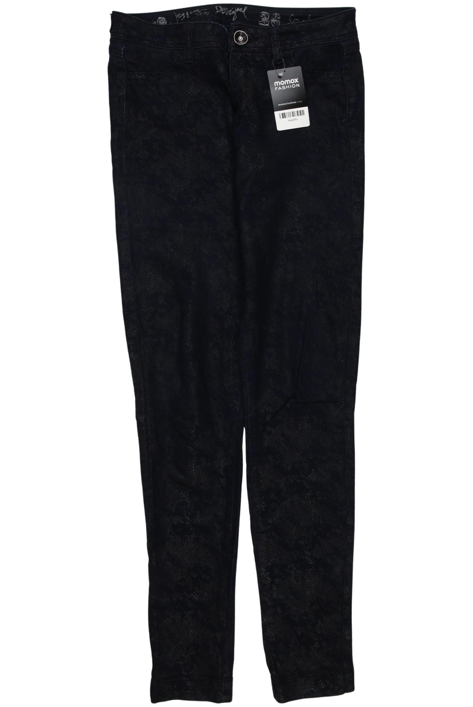 

Desigual Damen Stoffhose, marineblau, Gr. 26