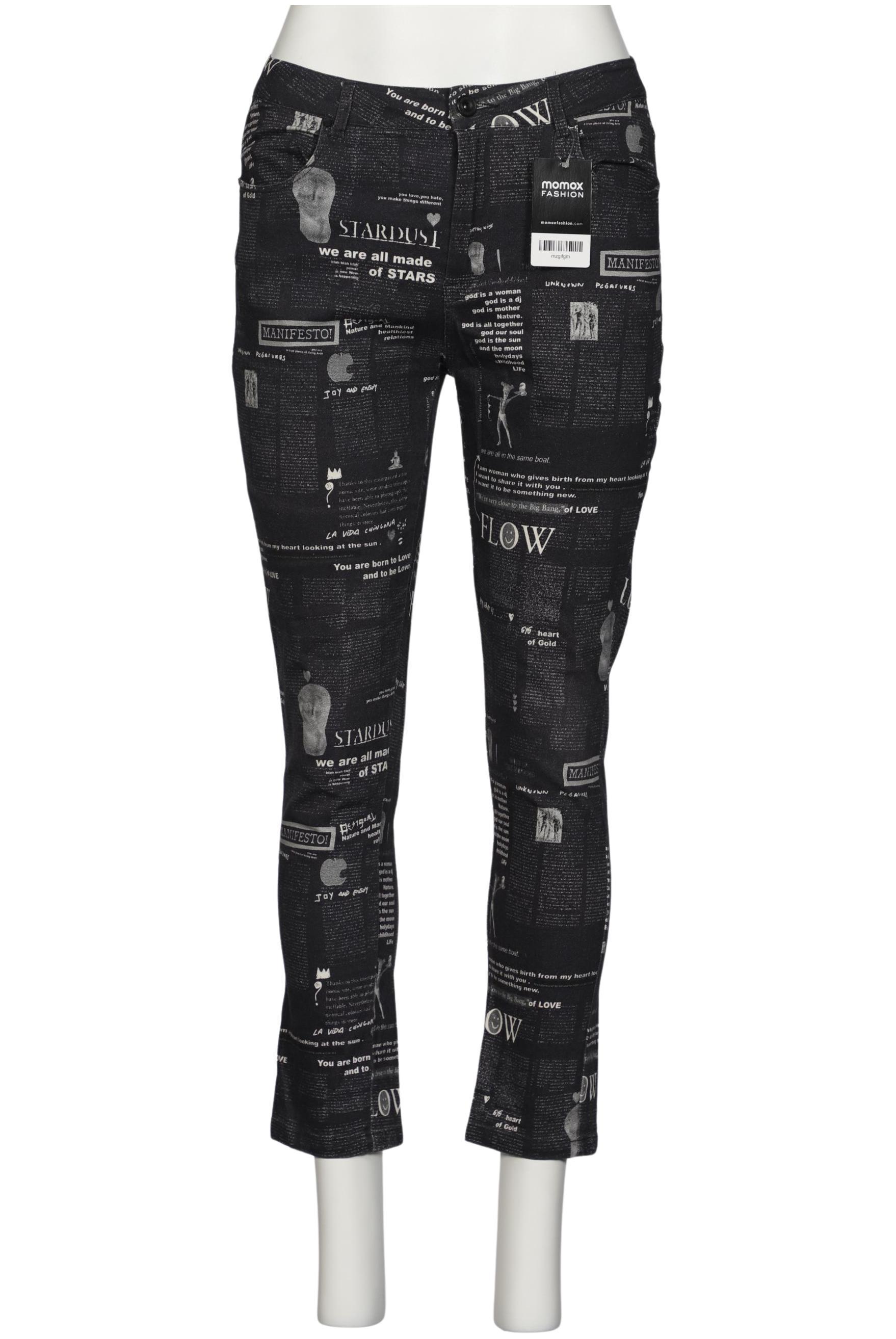 

Desigual Damen Stoffhose, schwarz, Gr. 0