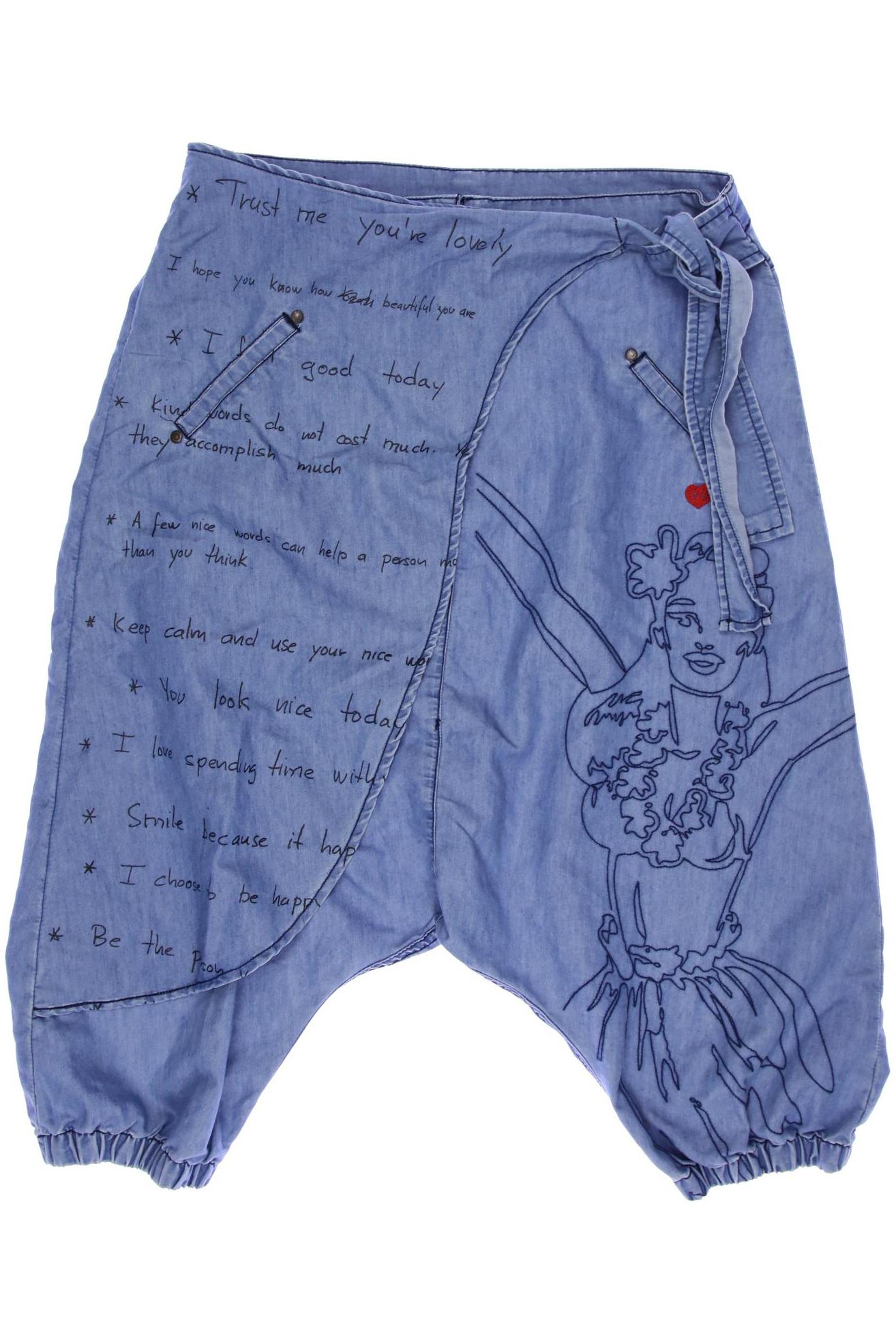 

Desigual Damen Stoffhose, blau