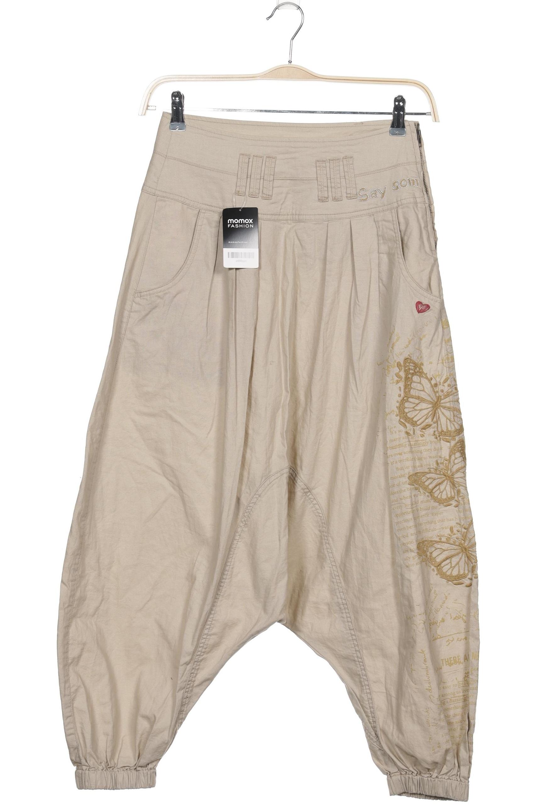

Desigual Damen Stoffhose, beige, Gr. 24