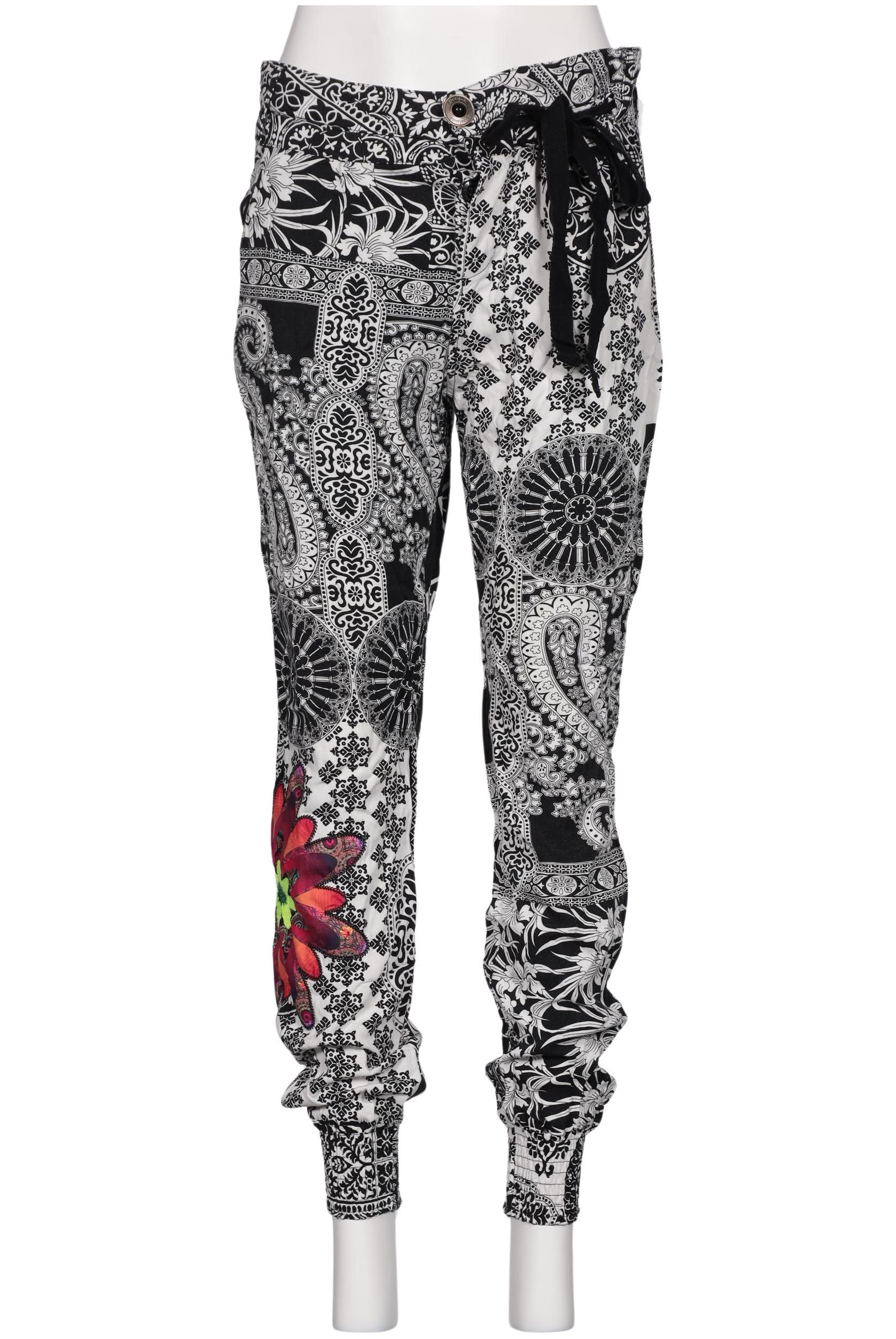 

Desigual Damen Stoffhose, mehrfarbig, Gr. 0