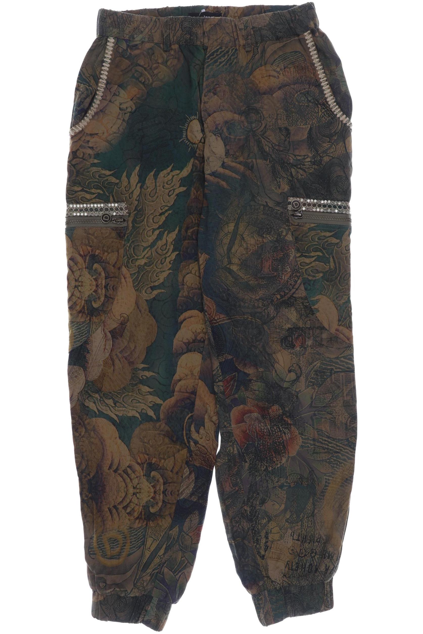 

Desigual Damen Stoffhose, grün