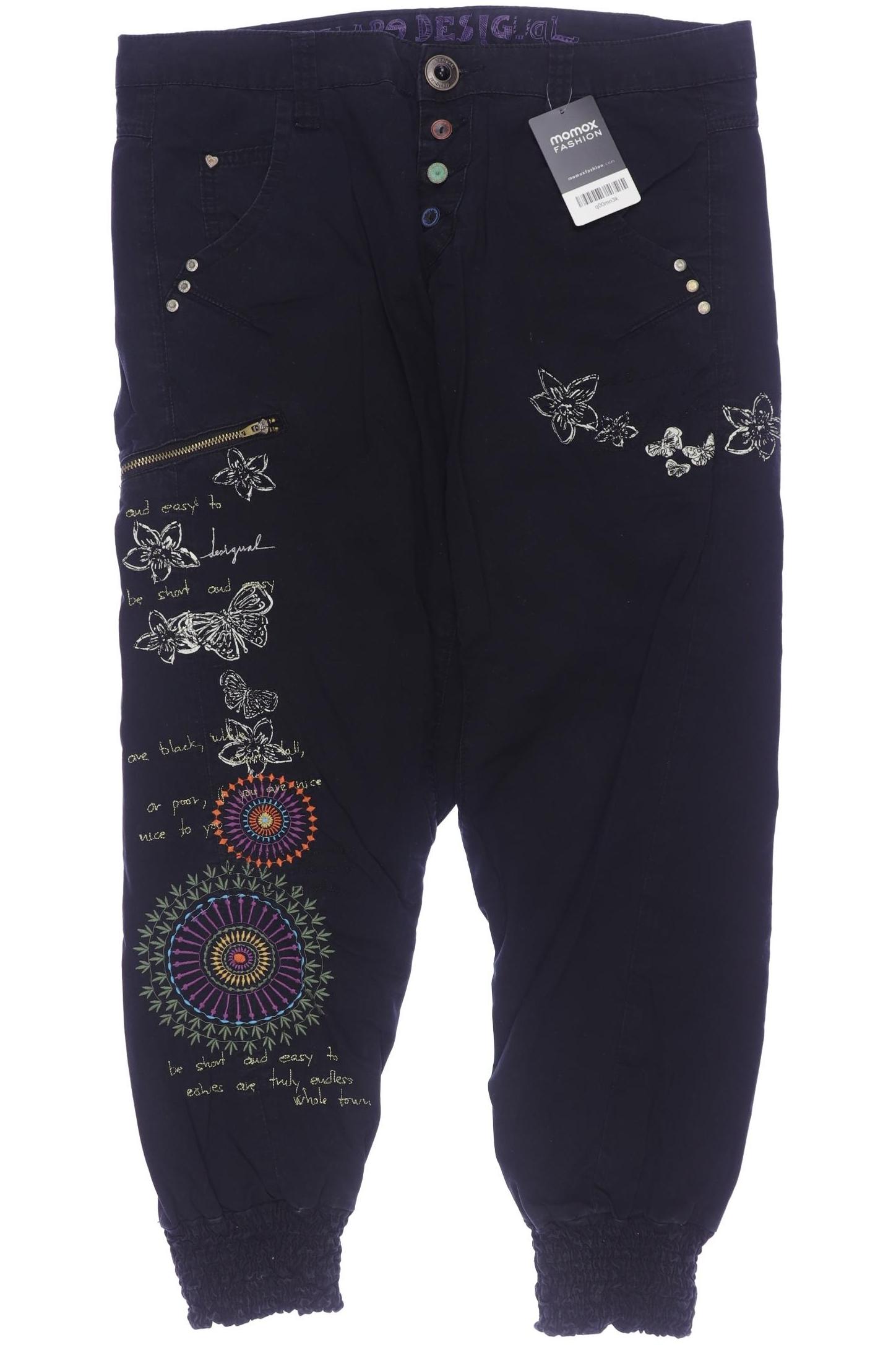 

Desigual Damen Stoffhose, schwarz, Gr. 32