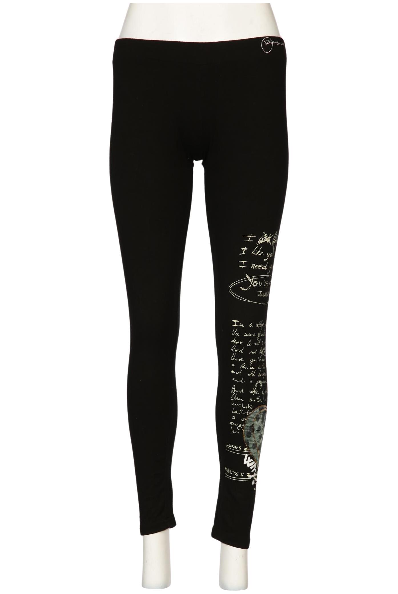 

Desigual Damen Stoffhose, schwarz, Gr. 0