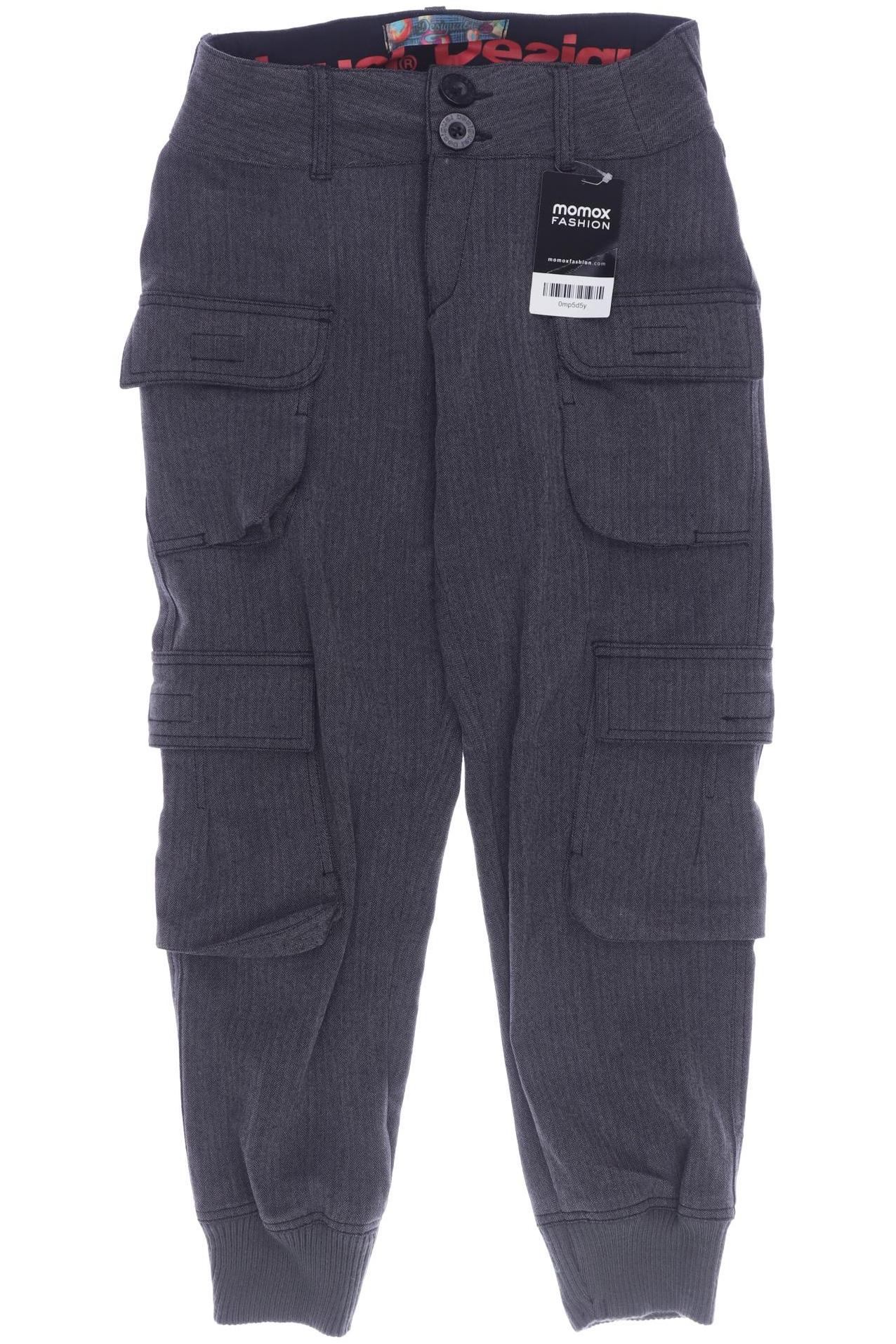 

Desigual Damen Stoffhose, grau, Gr. 26