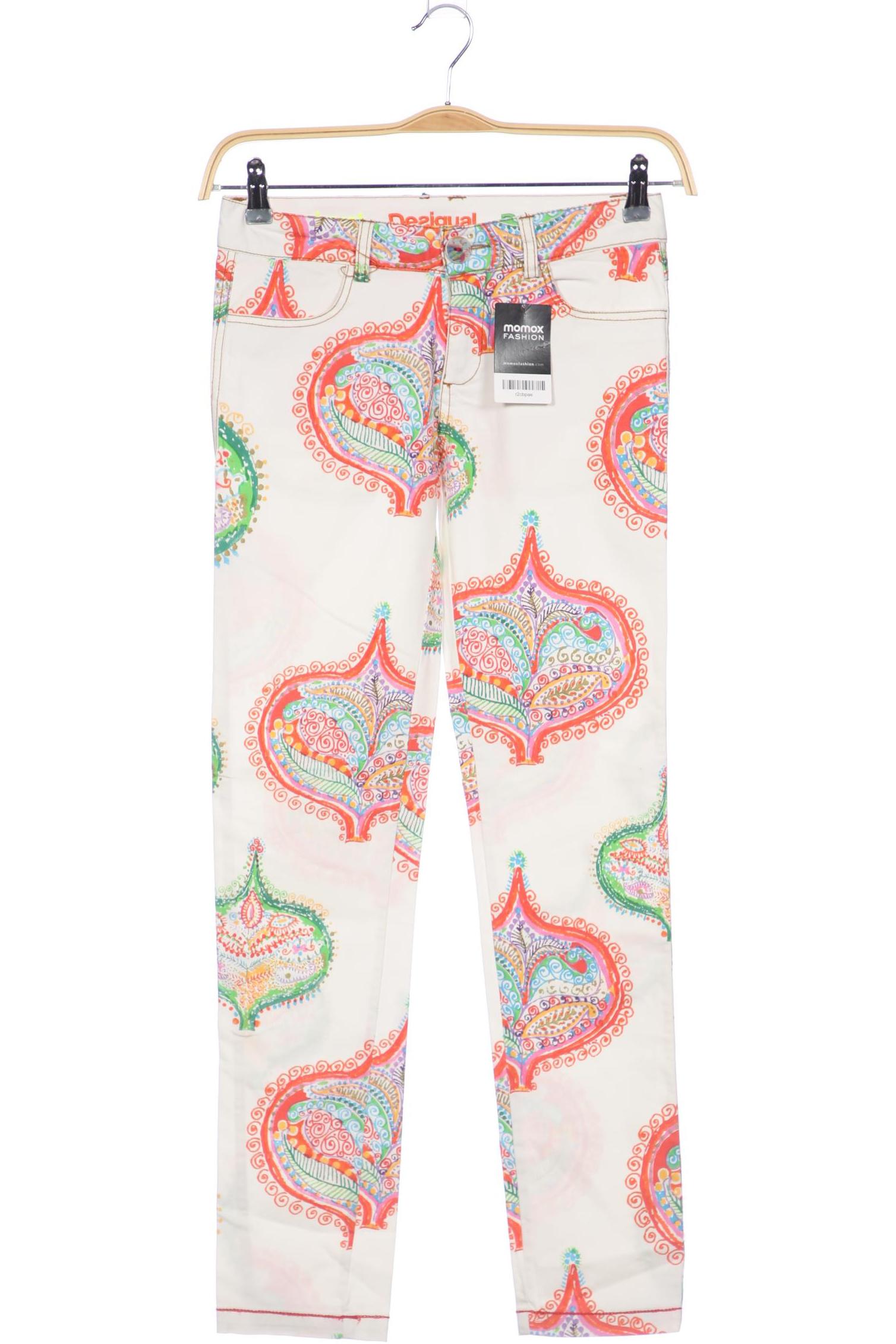 

Desigual Damen Stoffhose, mehrfarbig, Gr. 26