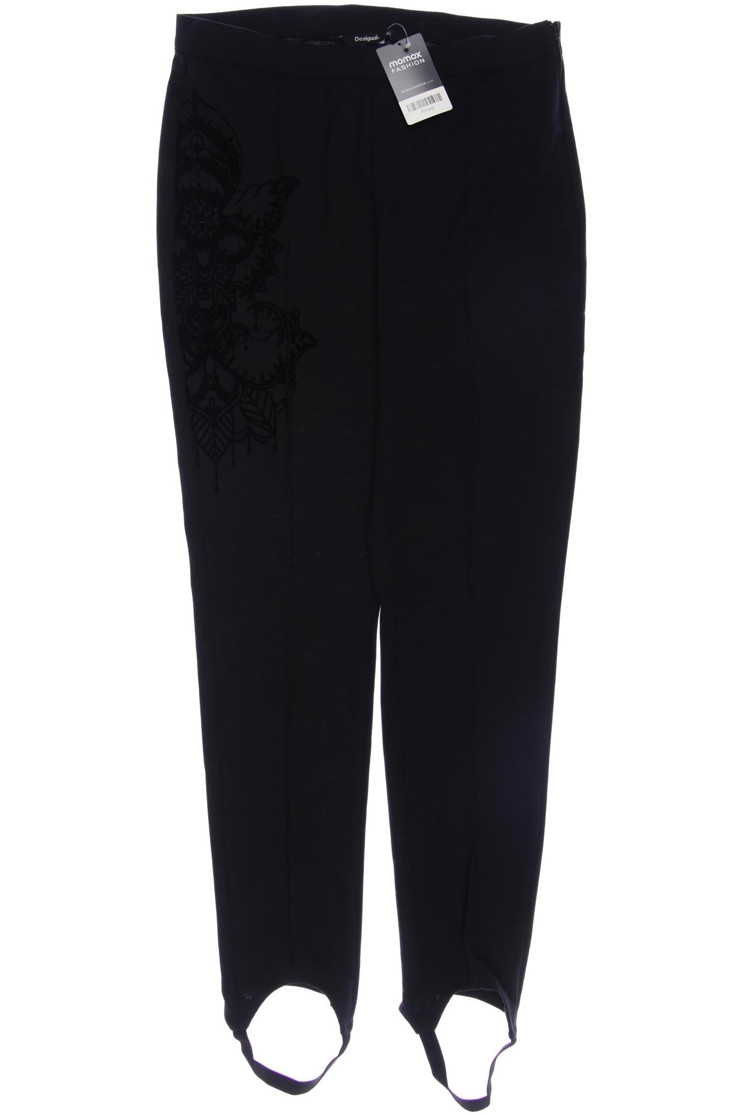 

Desigual Damen Stoffhose, schwarz
