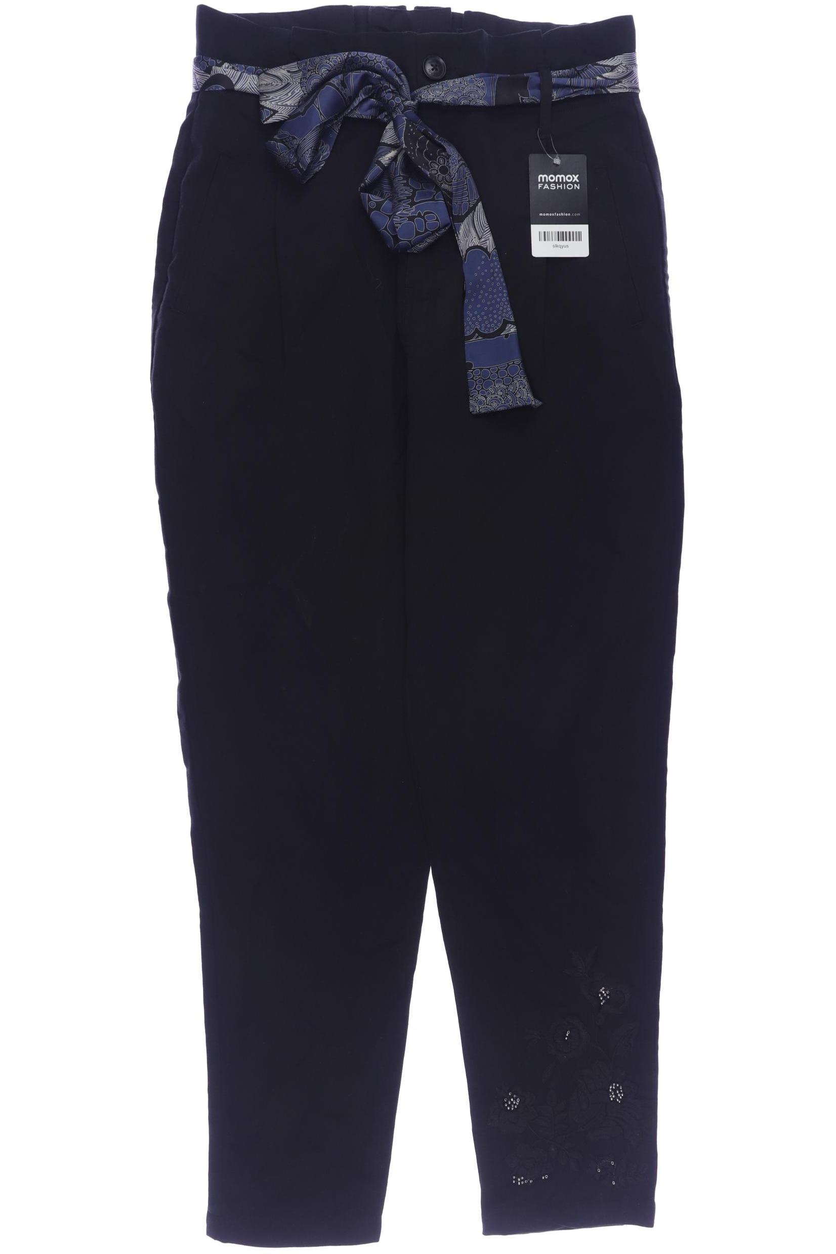 

Desigual Damen Stoffhose, schwarz, Gr. 0