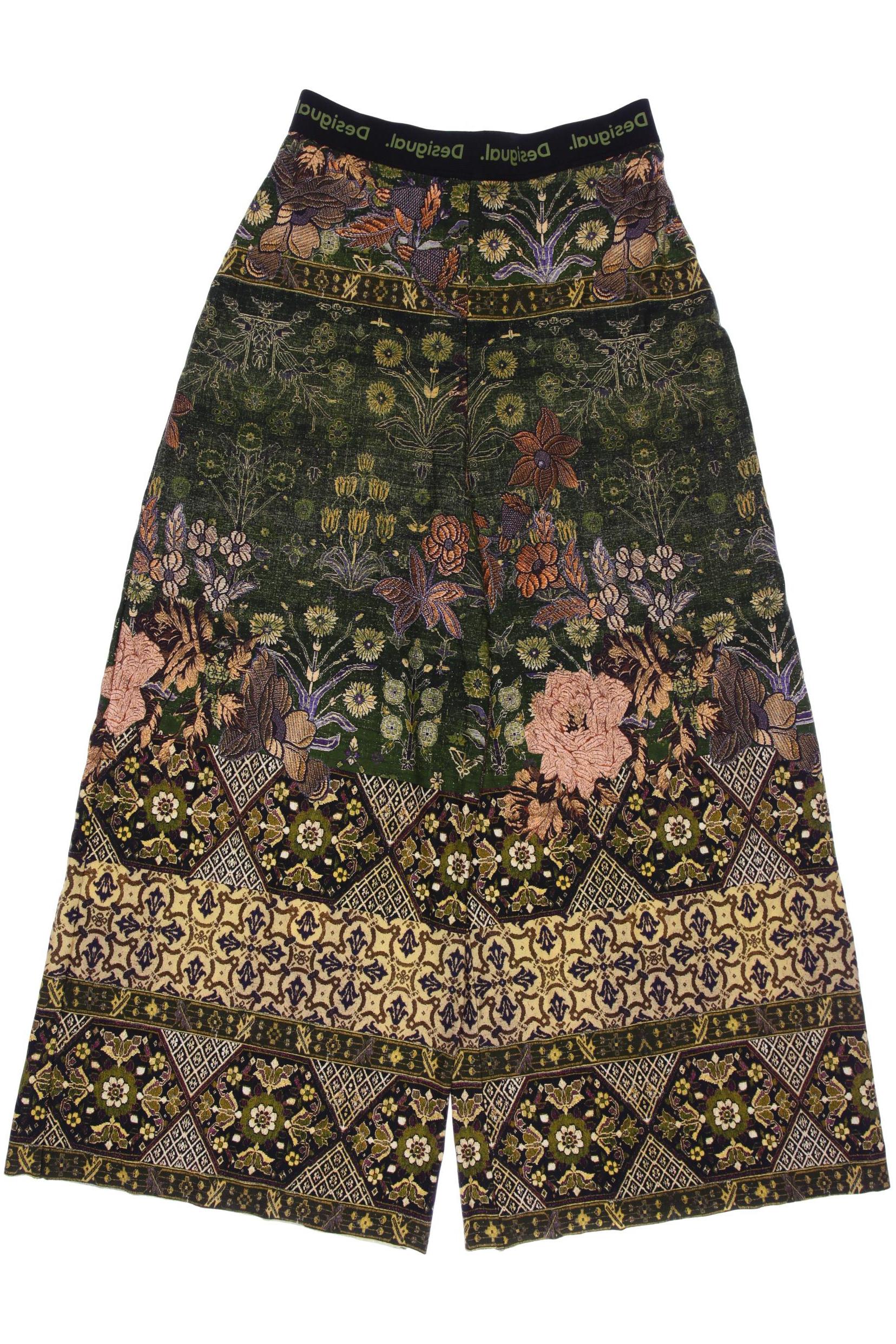 

Desigual Damen Stoffhose, grün, Gr. 0