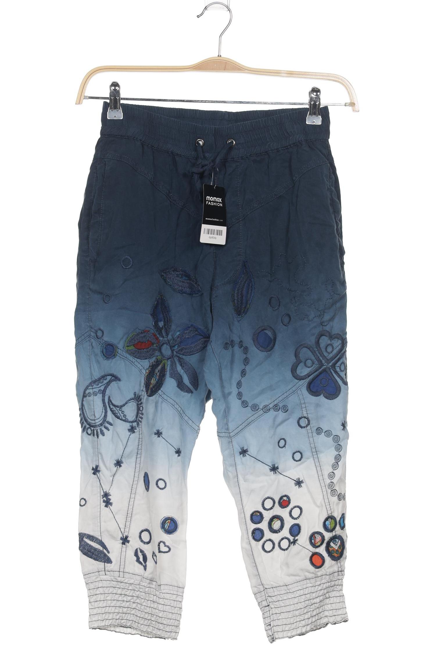 

Desigual Damen Stoffhose, marineblau, Gr. 26