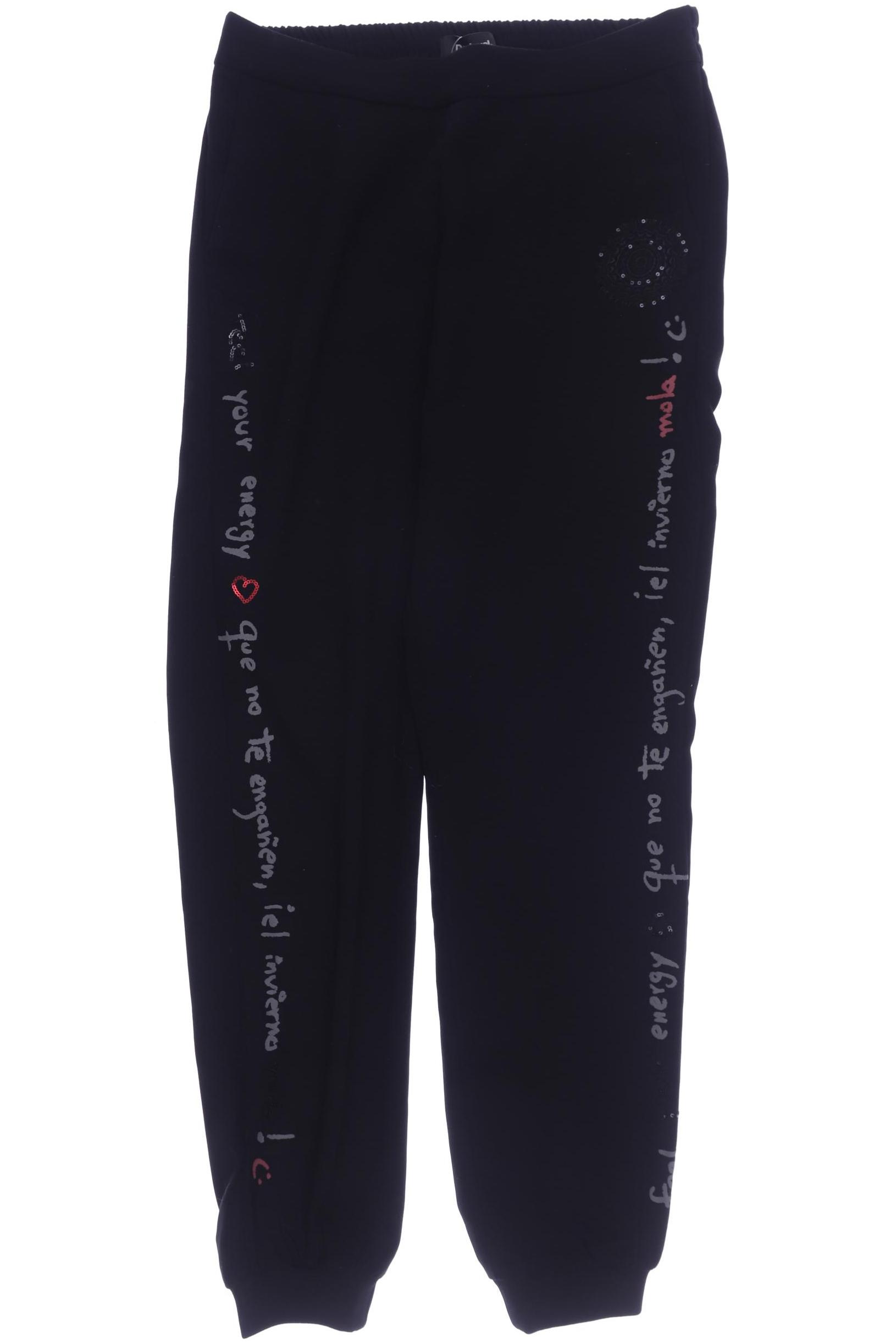 

Desigual Damen Stoffhose, schwarz, Gr. 0