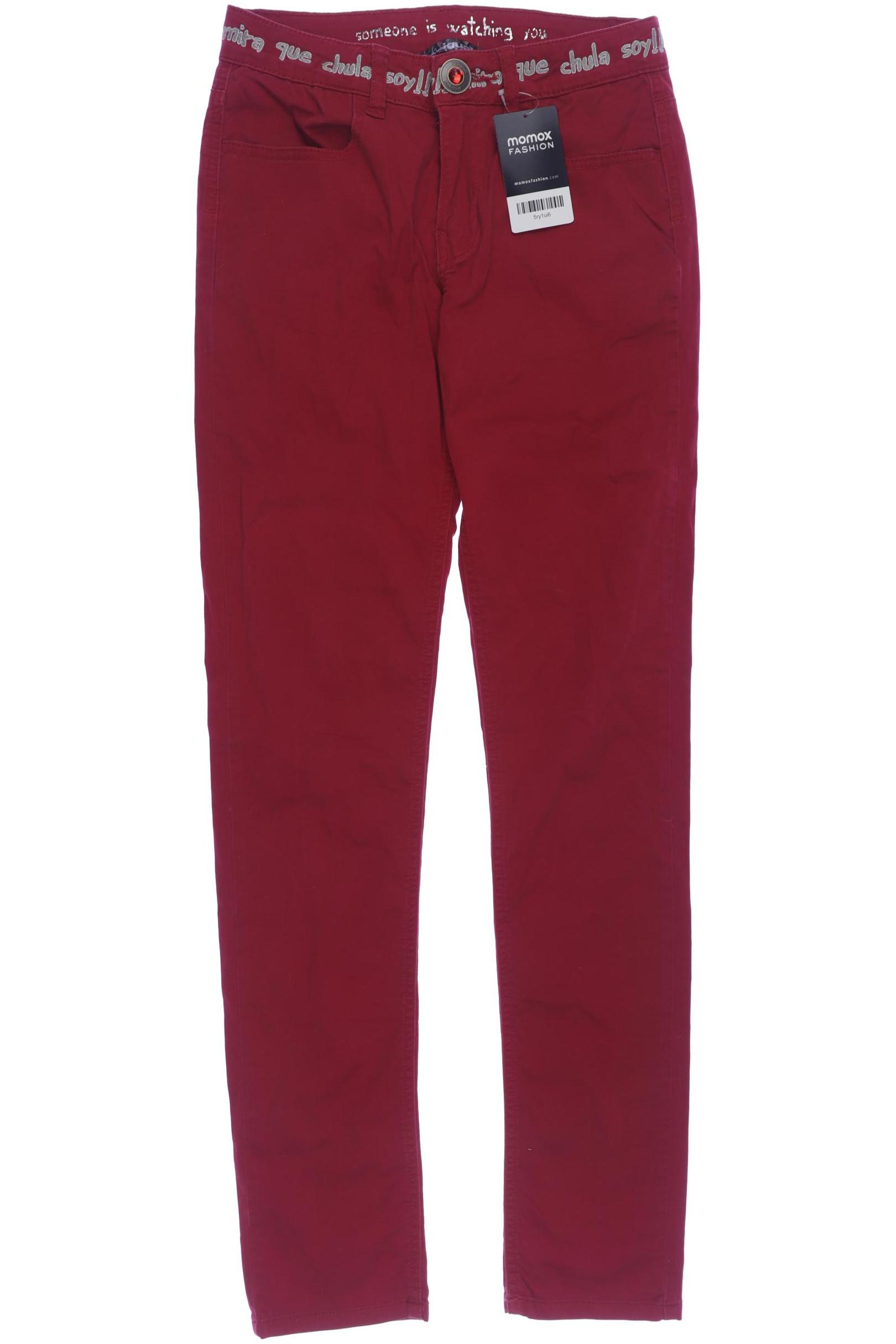 

Desigual Damen Stoffhose, rot, Gr. 26