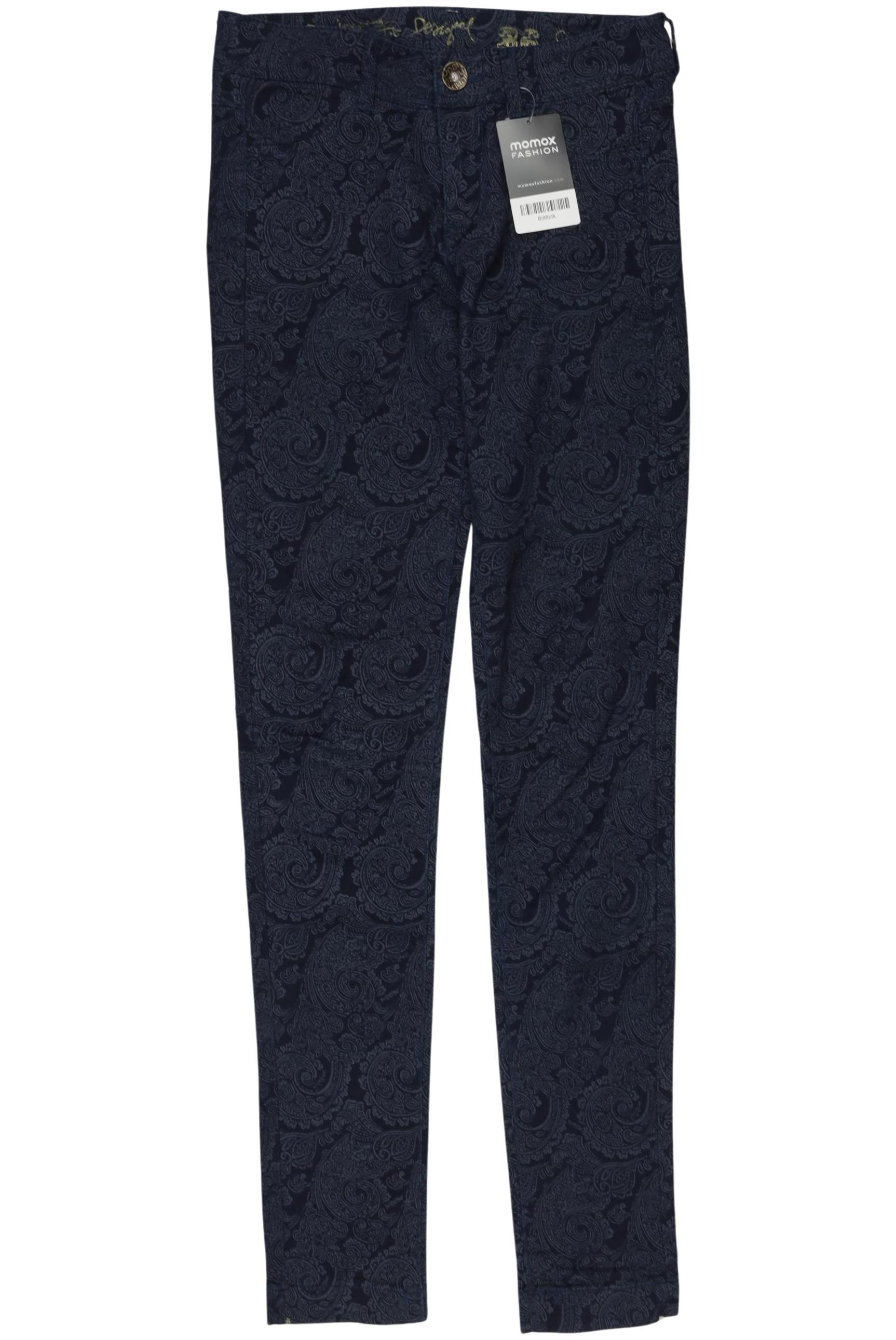 

Desigual Damen Stoffhose, marineblau, Gr. 26