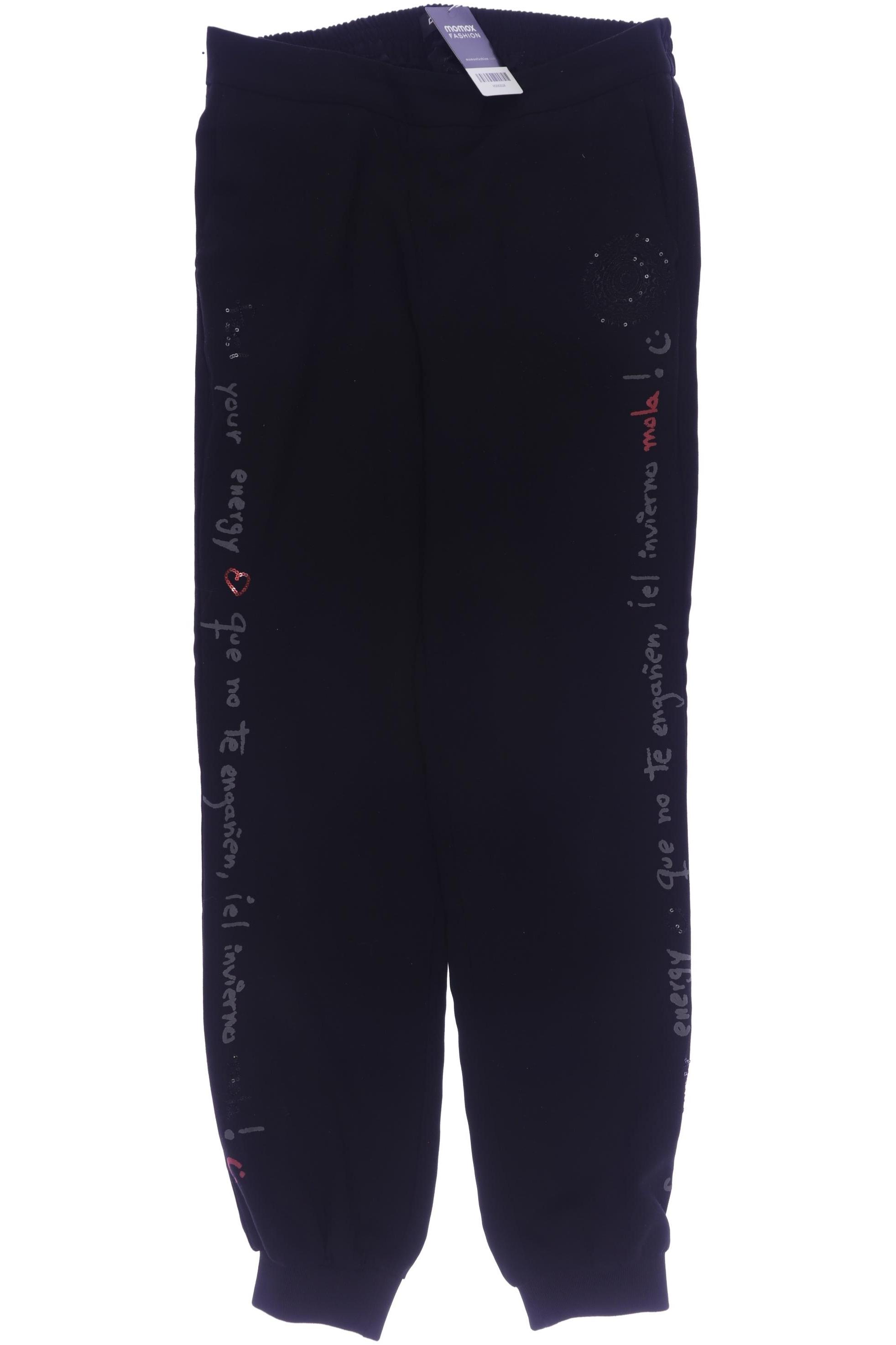 

Desigual Damen Stoffhose, schwarz, Gr. 0