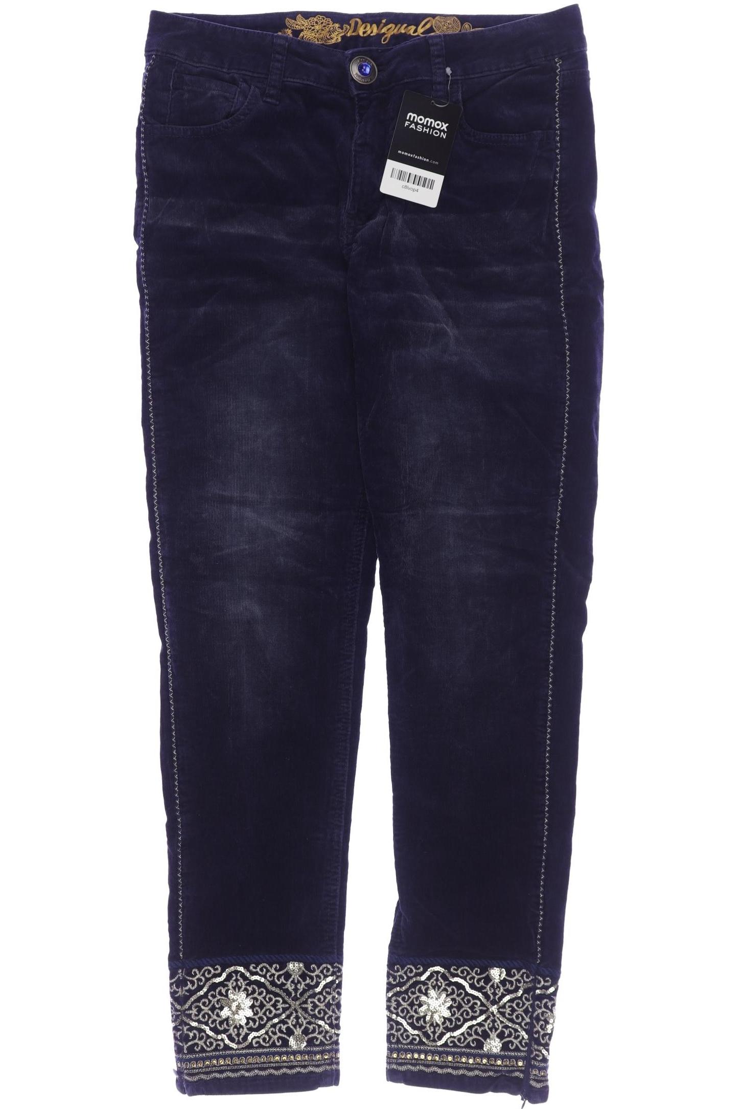 

Desigual Damen Stoffhose, marineblau, Gr. 38