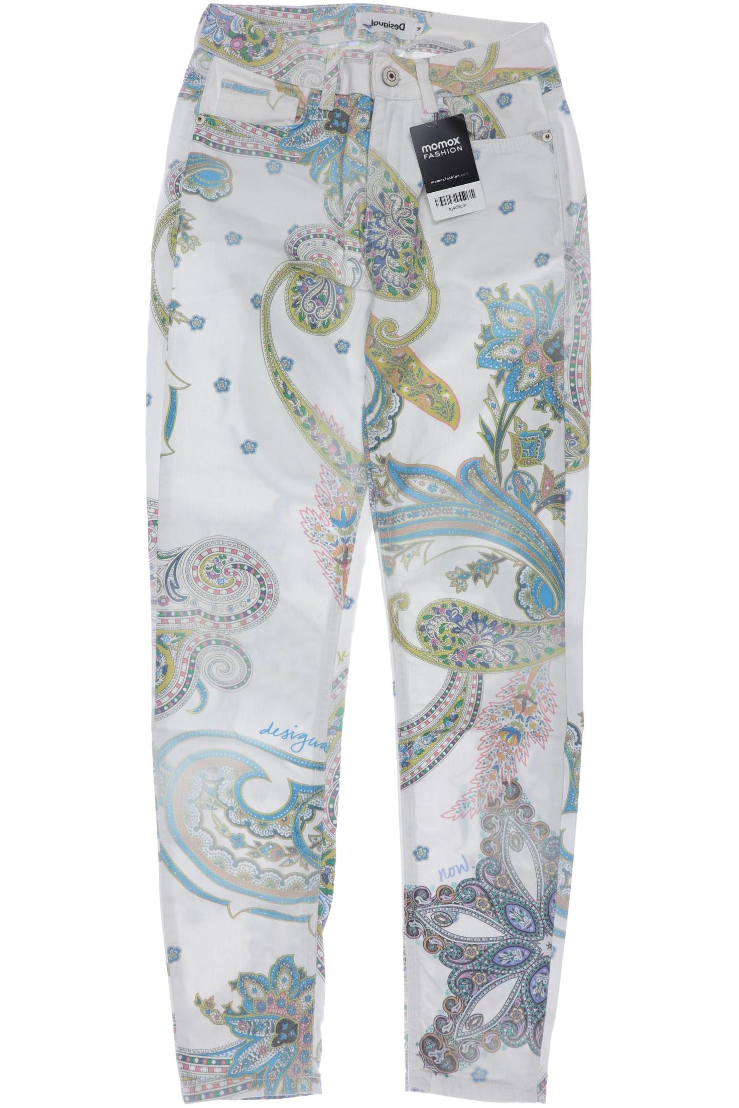 

Desigual Damen Stoffhose, weiß, Gr. 36