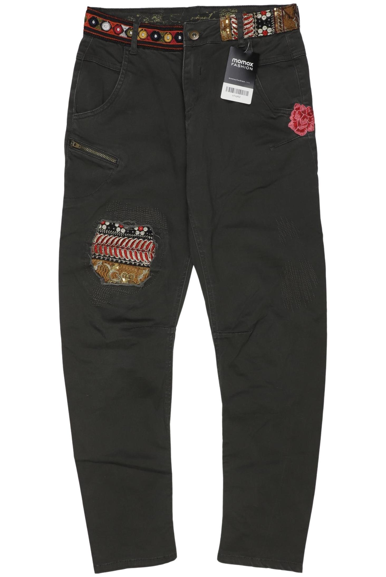 

Desigual Damen Stoffhose, grün, Gr. 24