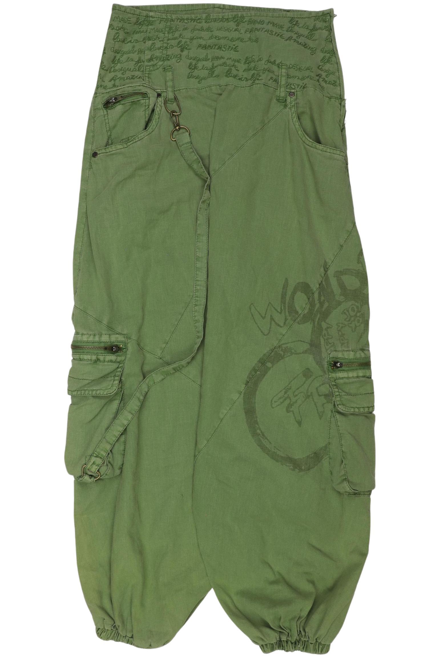 

Desigual Damen Stoffhose, grün, Gr. 34
