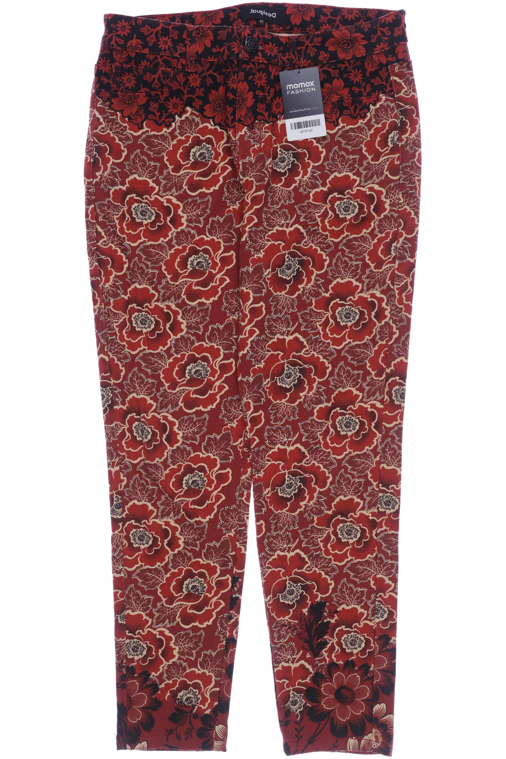 

Desigual Damen Stoffhose, rot, Gr. 42