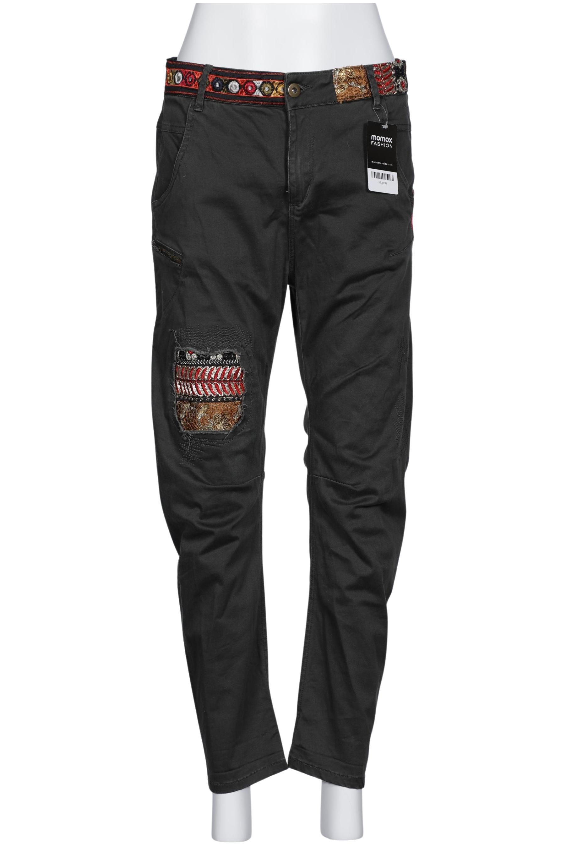 

Desigual Damen Stoffhose, grün, Gr. 26