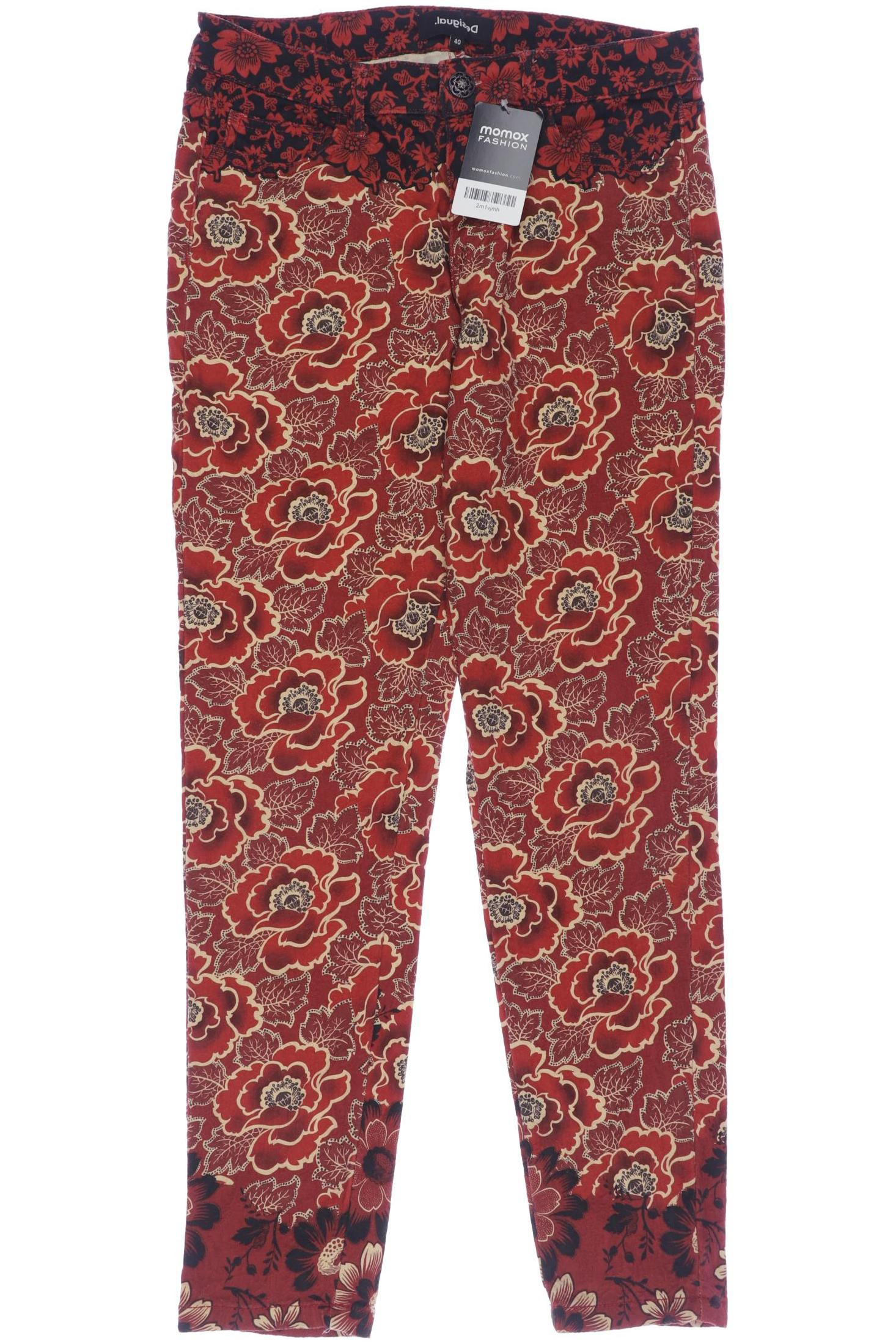 

Desigual Damen Stoffhose, rot, Gr. 40