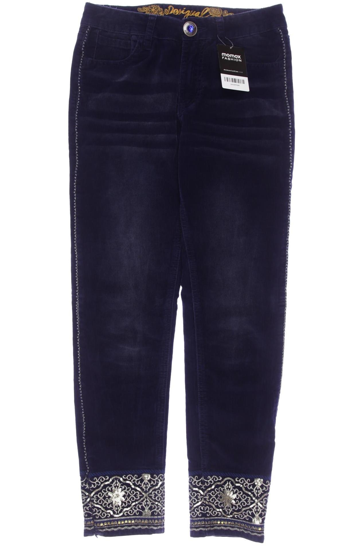 

Desigual Damen Stoffhose, marineblau, Gr. 28