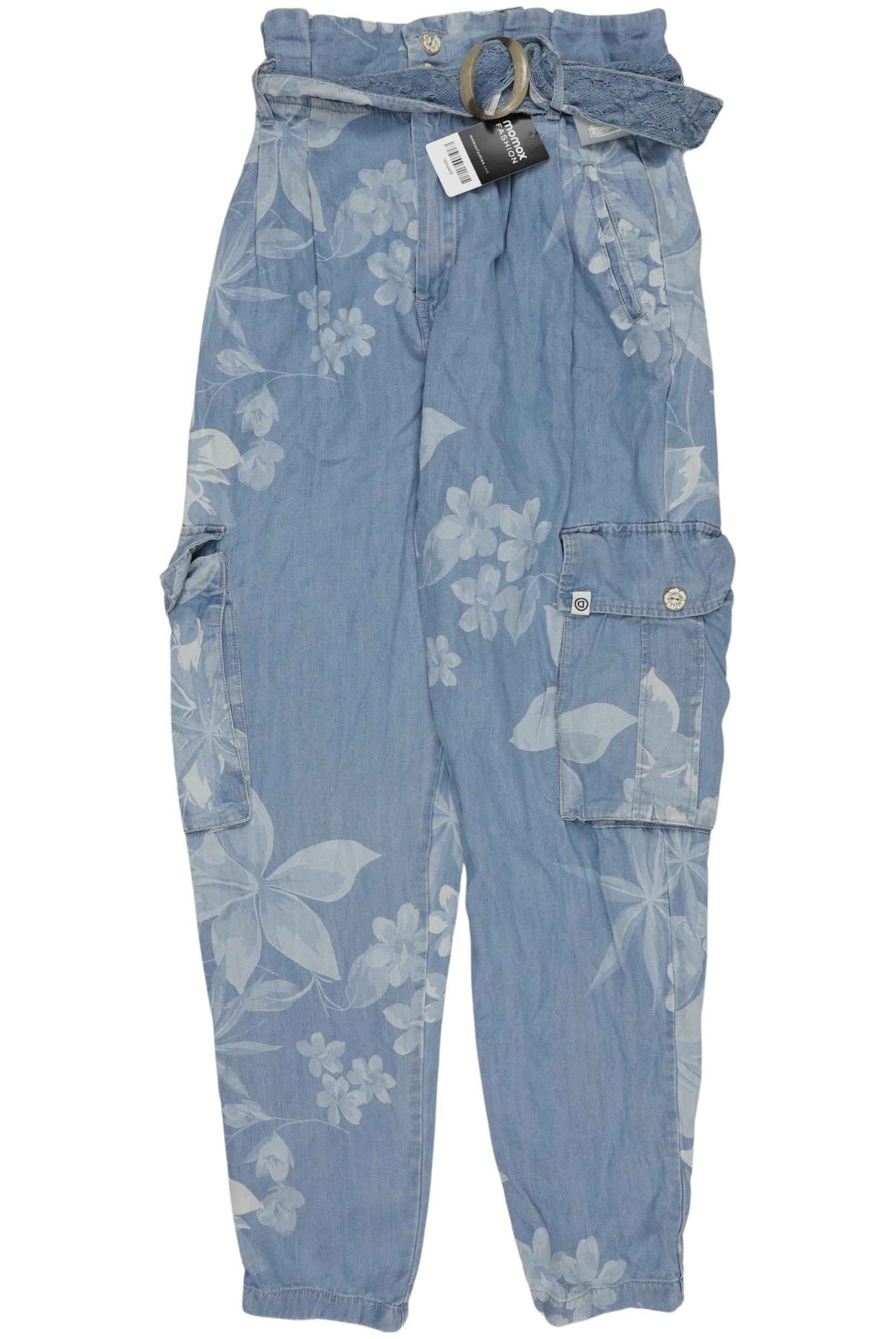 

Desigual Damen Stoffhose, blau, Gr. 0