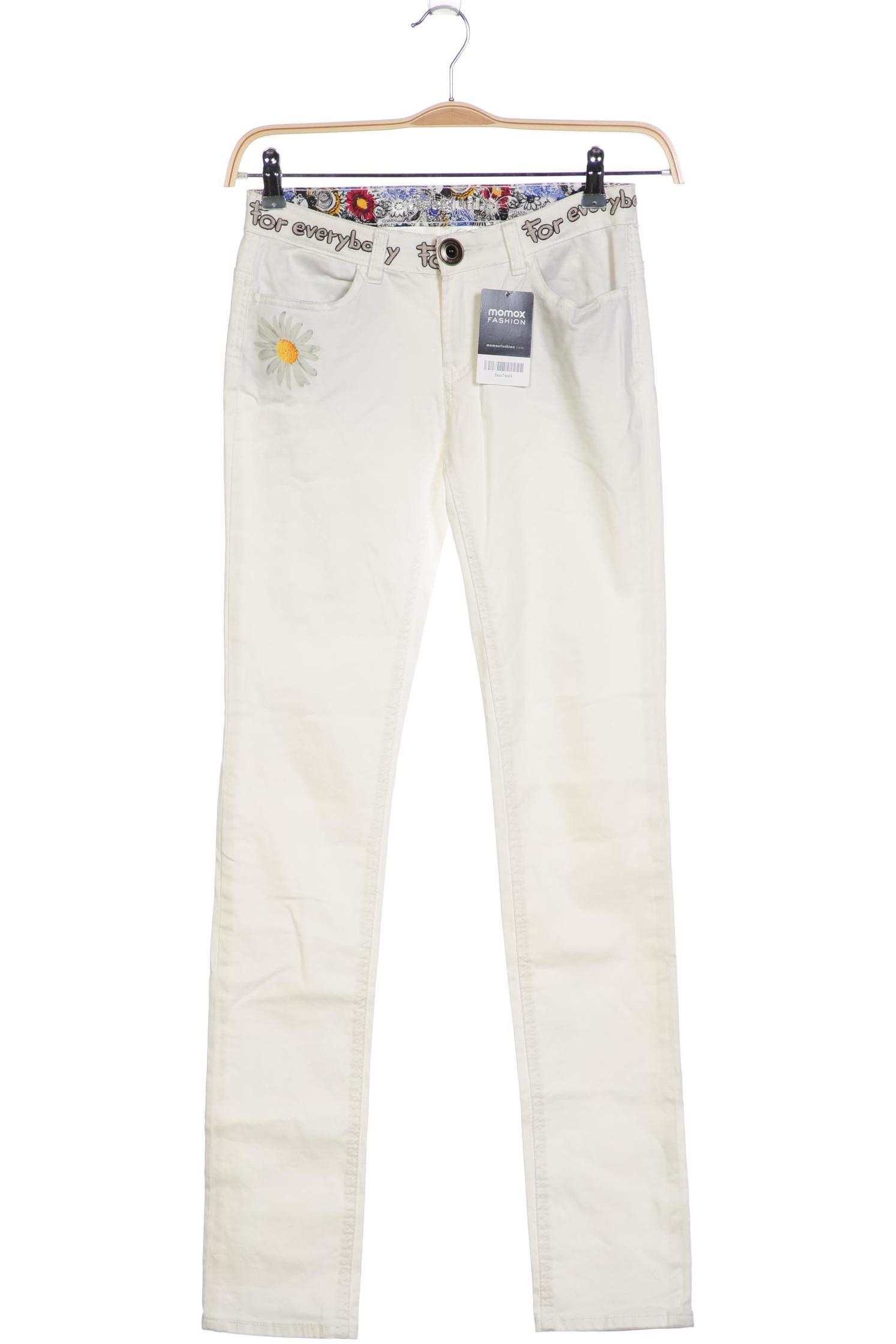 

Desigual Damen Stoffhose, weiß, Gr. 25