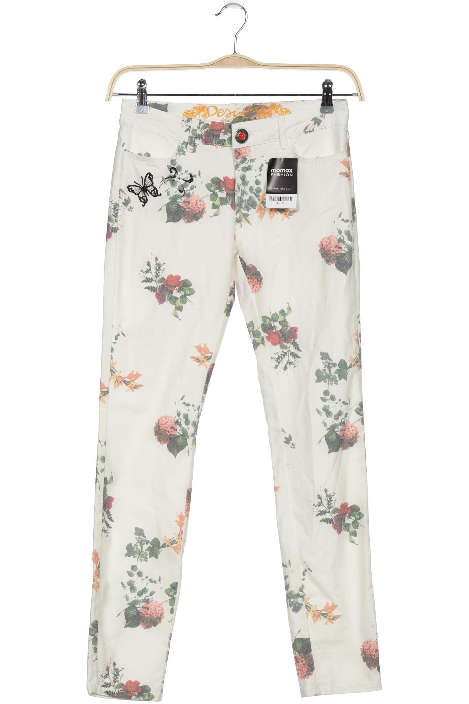 

Desigual Damen Stoffhose, cremeweiß