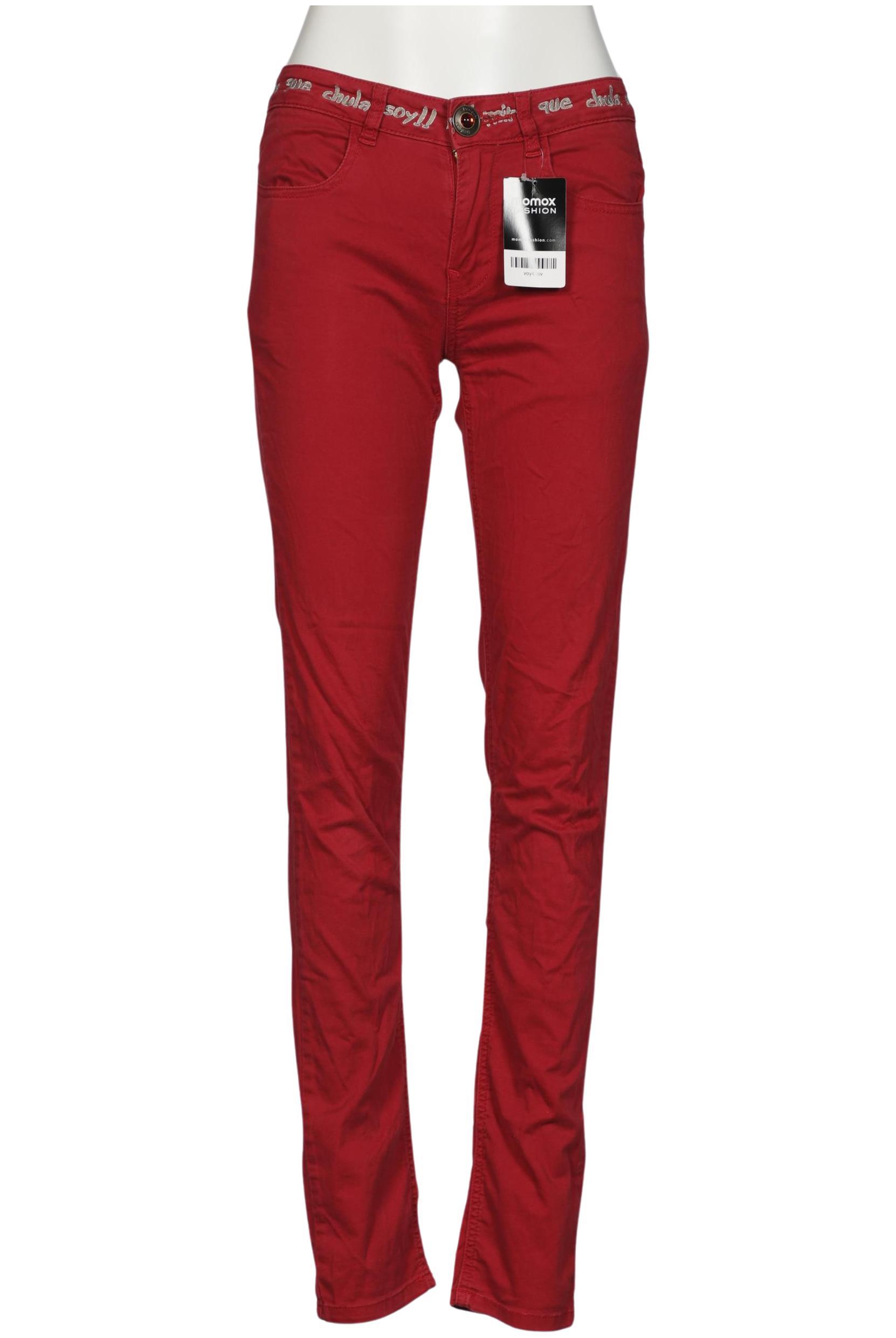 

Desigual Damen Stoffhose, rot, Gr. 26