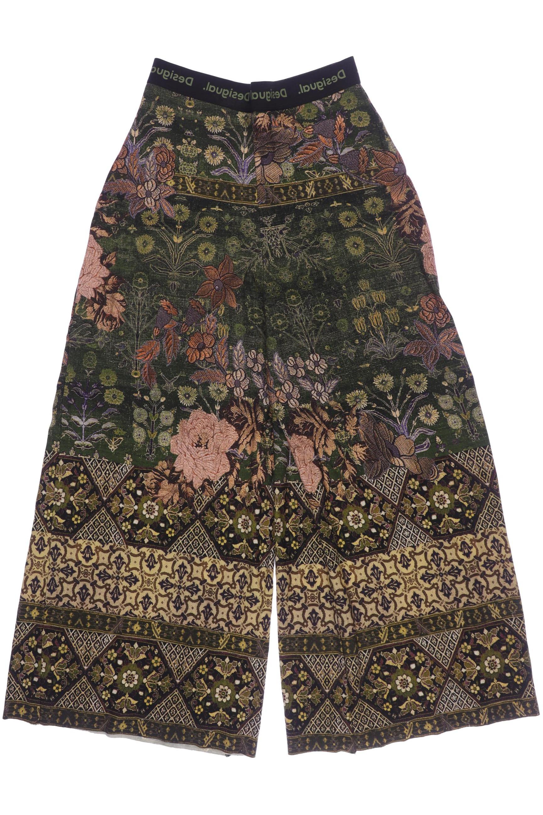 

Desigual Damen Stoffhose, grün, Gr. 0