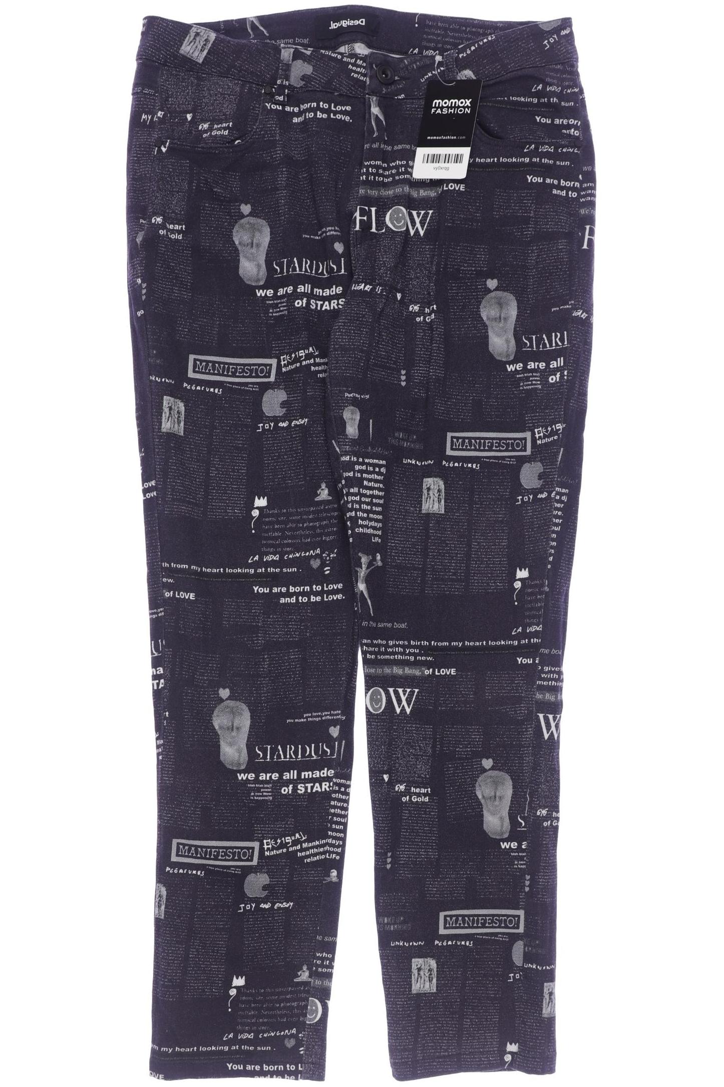 

Desigual Damen Stoffhose, marineblau, Gr. 0